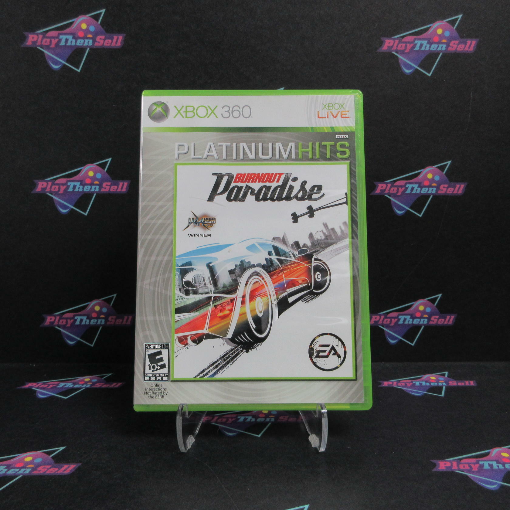 Burnout Paradise Xbox 360 Platinum Hits - AD Complete CIB - Very Good