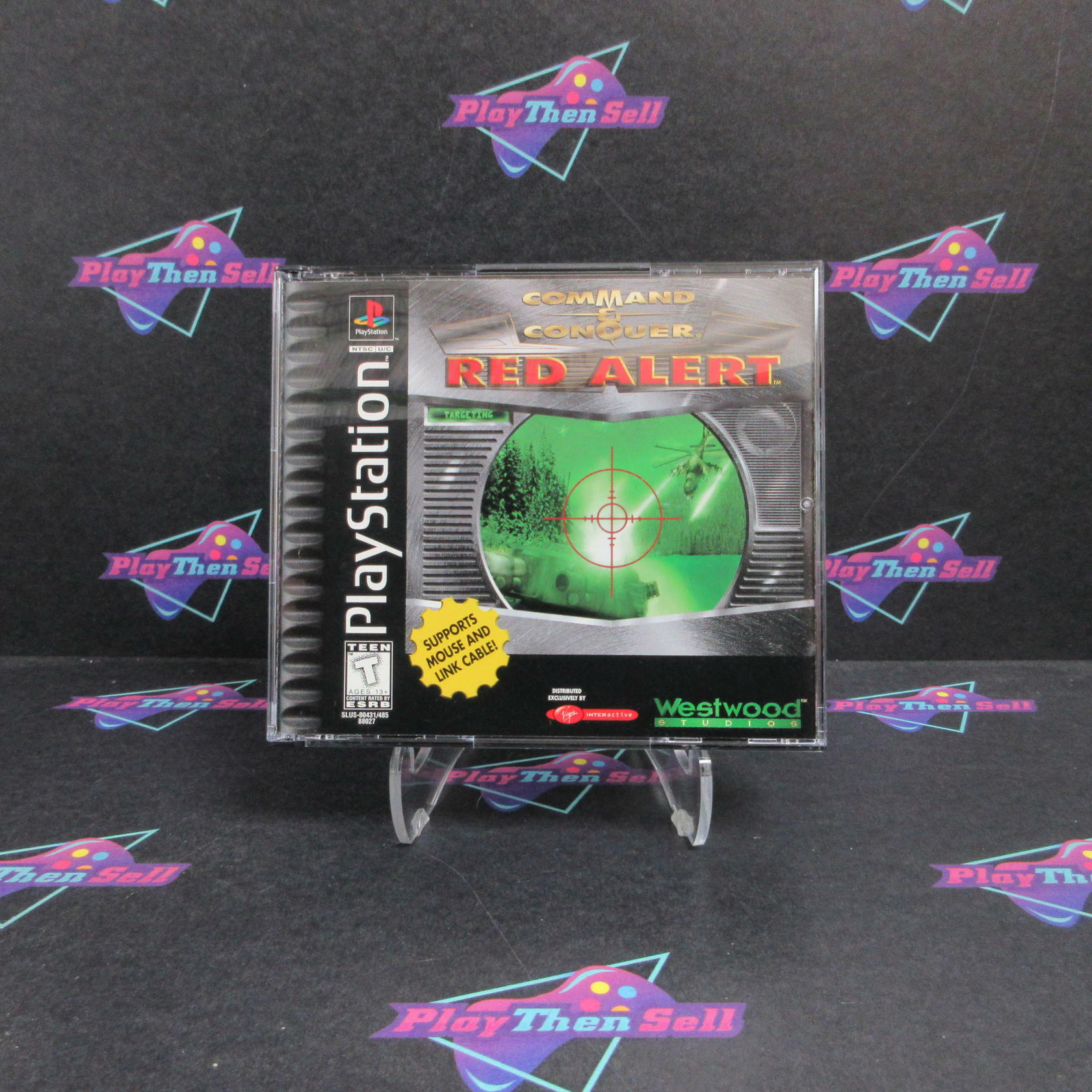 Command & Conquer Red Alert PS1 PlayStation 1 Complete - Excellent