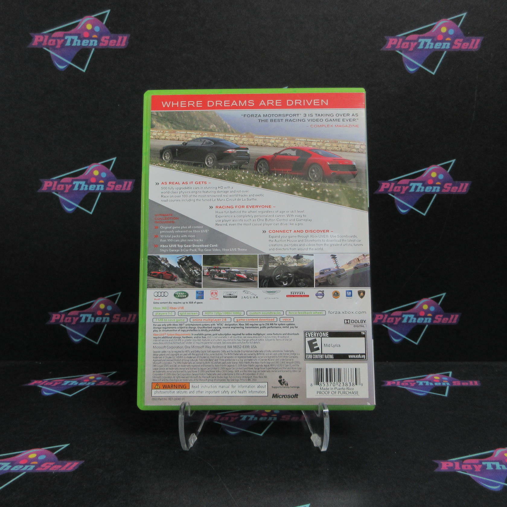 Forza 3 Ultimate Collection Xbox 360 PH Complete - Excellent