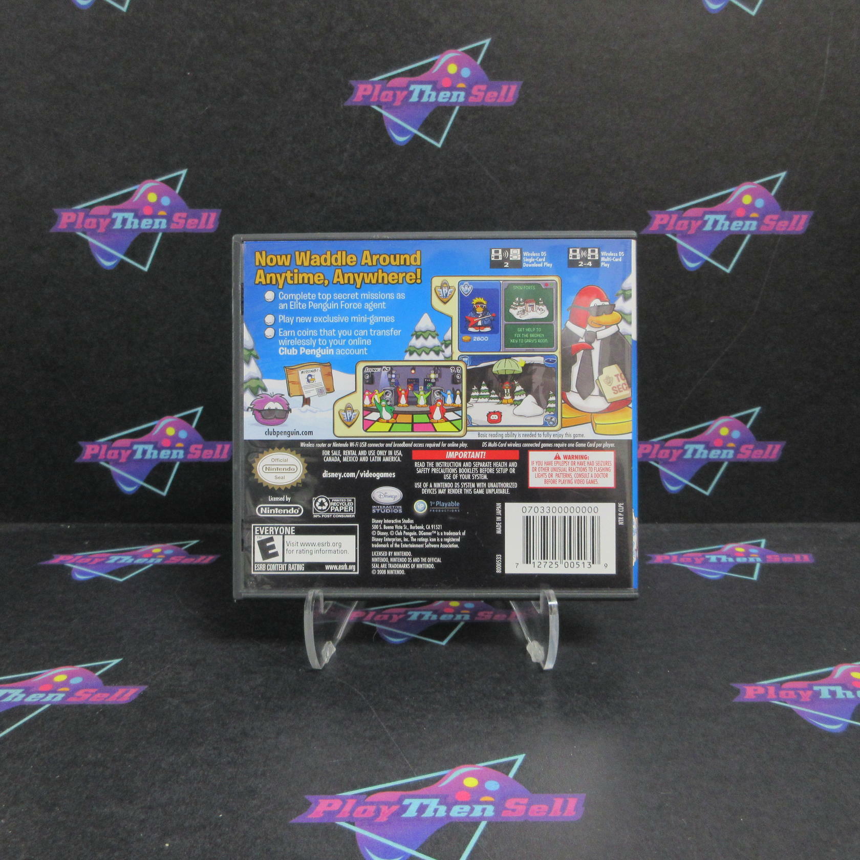 Club Penguin Elite Penguin Force Nintendo DS Complete - Excellent