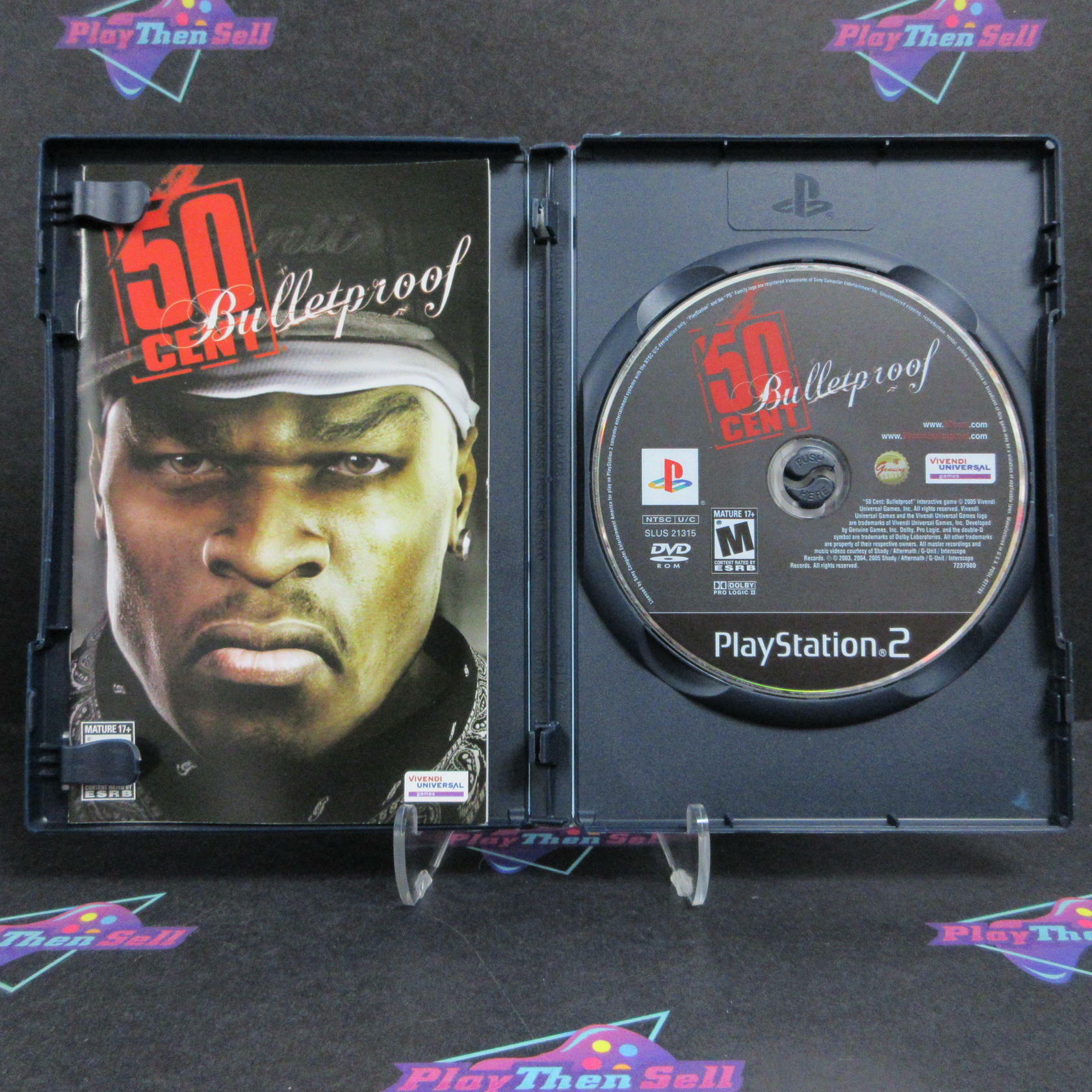 50 Cent Bulletproof PS2 PlayStation 2 Complete - Refurbished