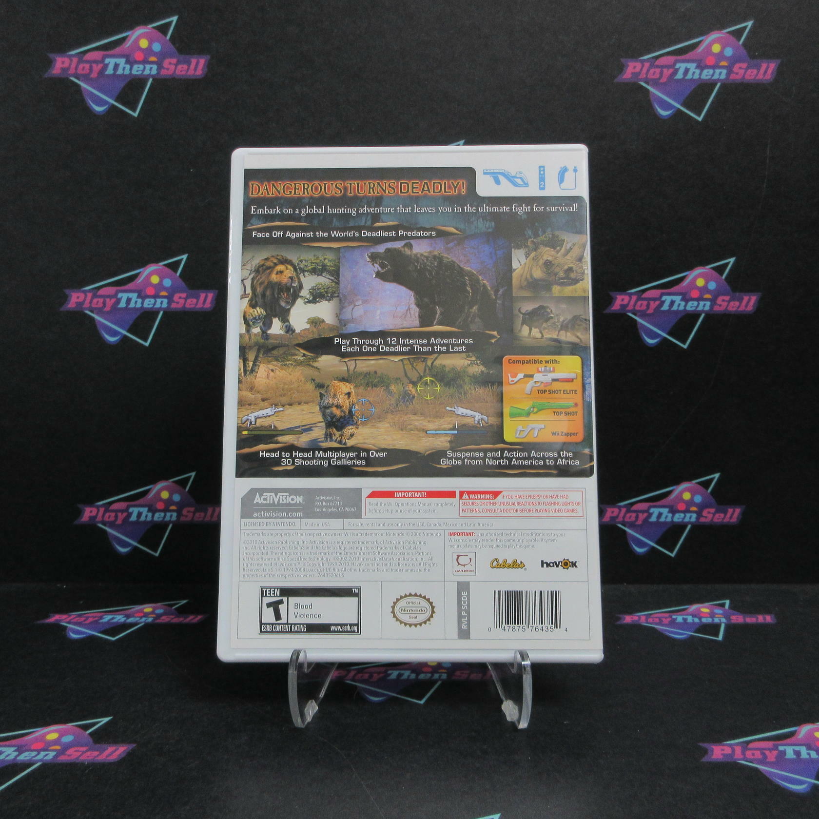 Cabela's Dangerous Hunts 2011 Nintendo Wii Complete - Excellent