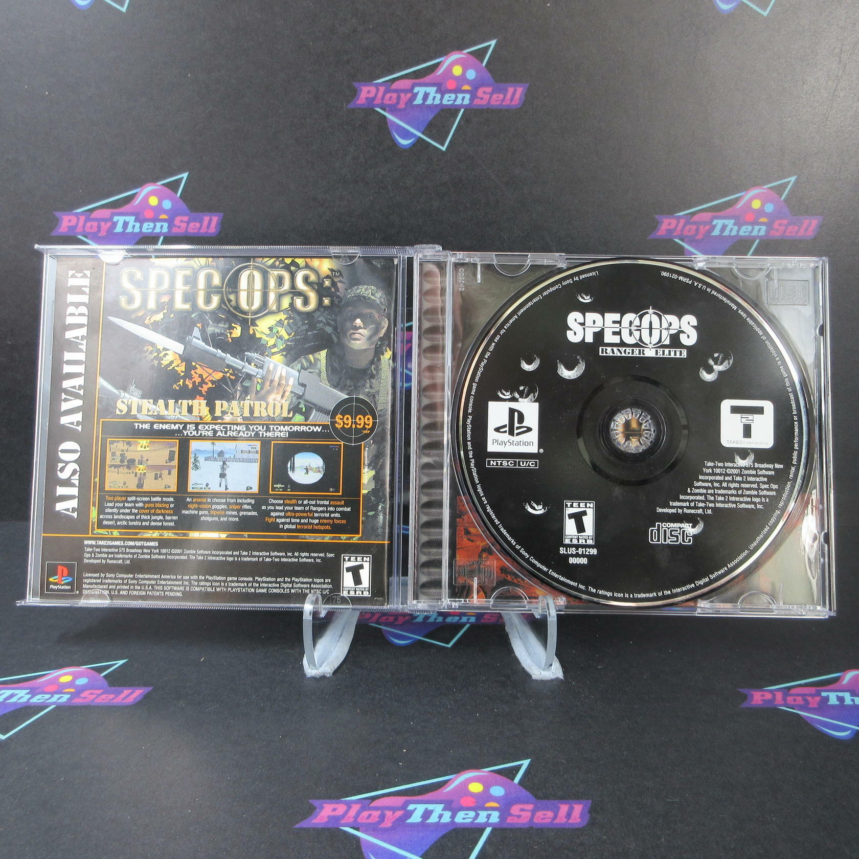 Spec Ops Ranger Elite PS1 PlayStation 1 Complete - Excellent