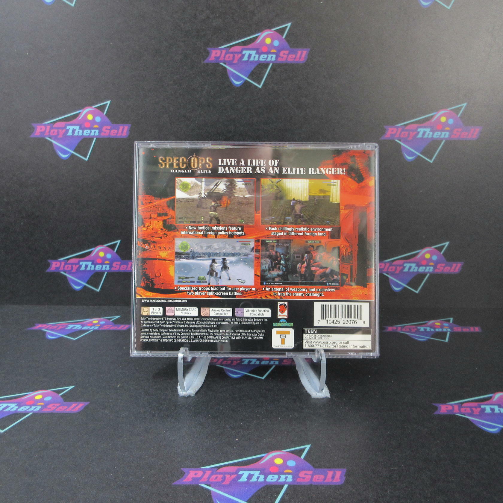 Spec Ops Ranger Elite PS1 PlayStation 1 Complete - Excellent