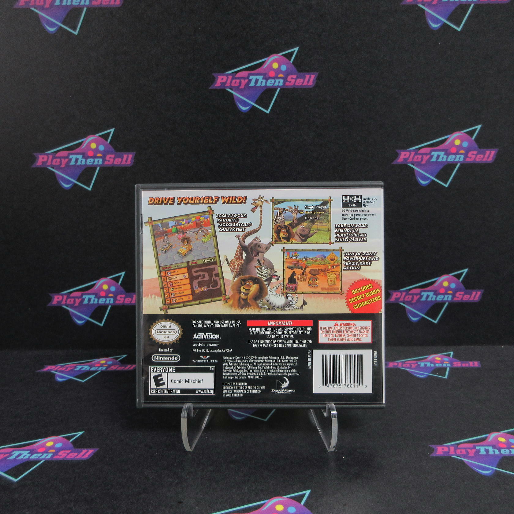 Madagascar Kartz Nintendo DS Complete - Excellent