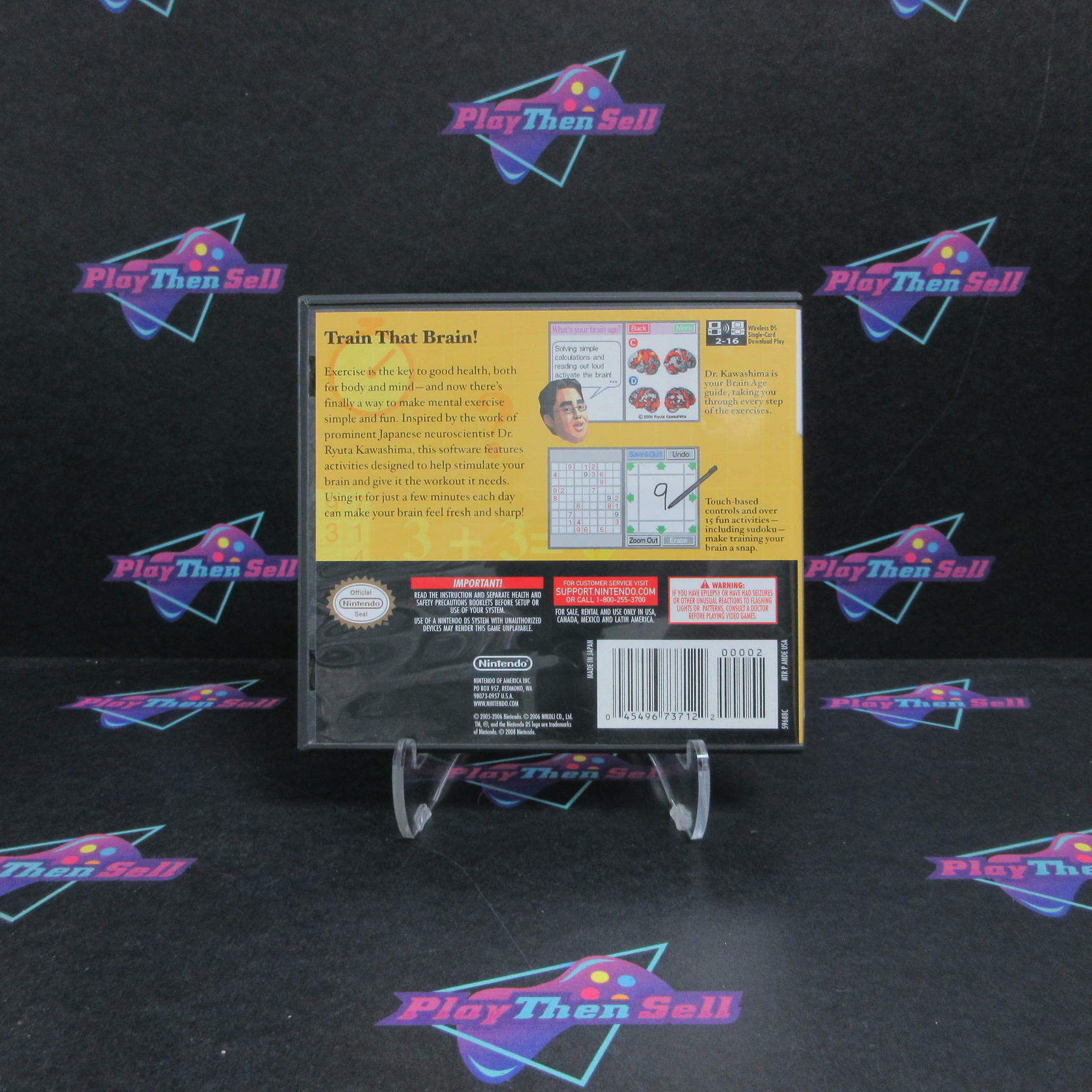 Brain Age Nintendo DS Complete - Excellent