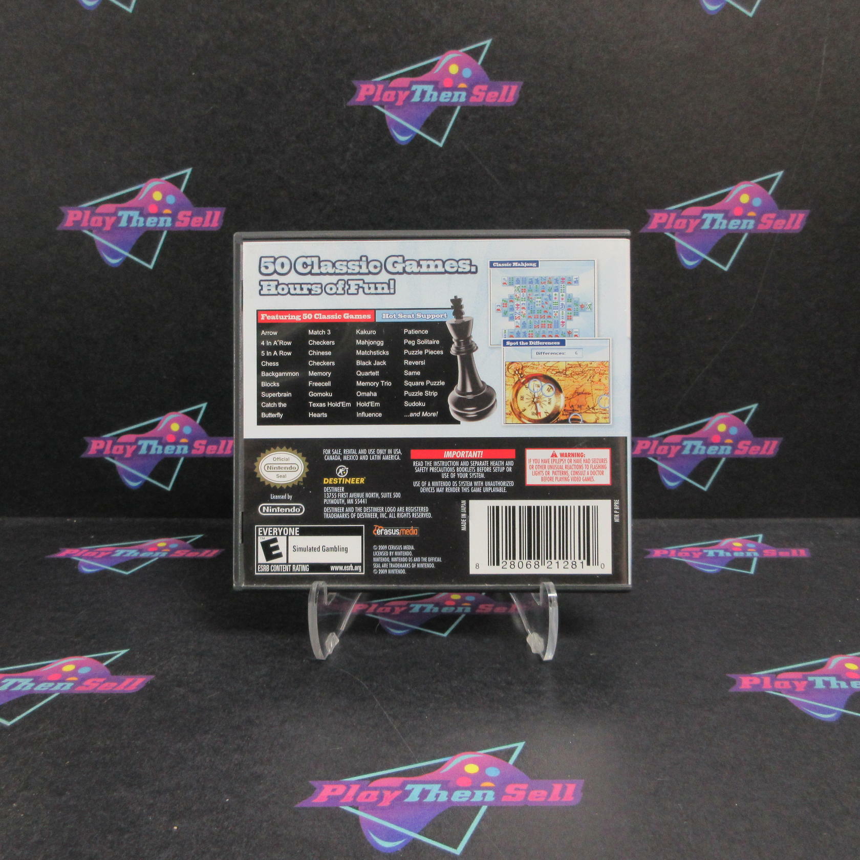 50 Classic Games Nintendo DS Complete - Refurbished