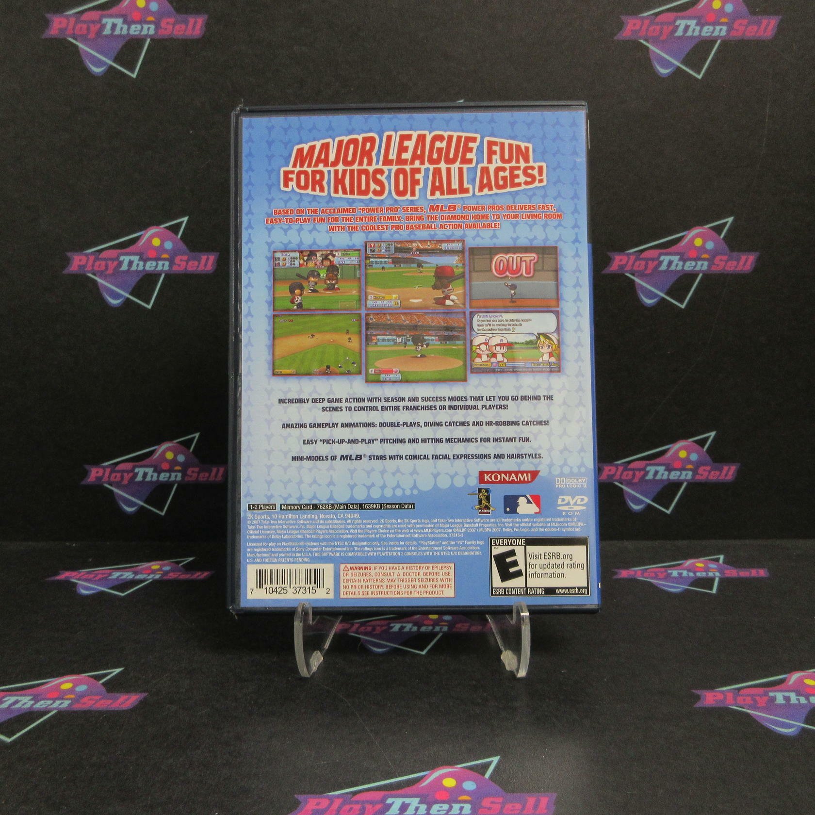 MLB Power Pros PS2 PlayStation 2 Complete - Excellent