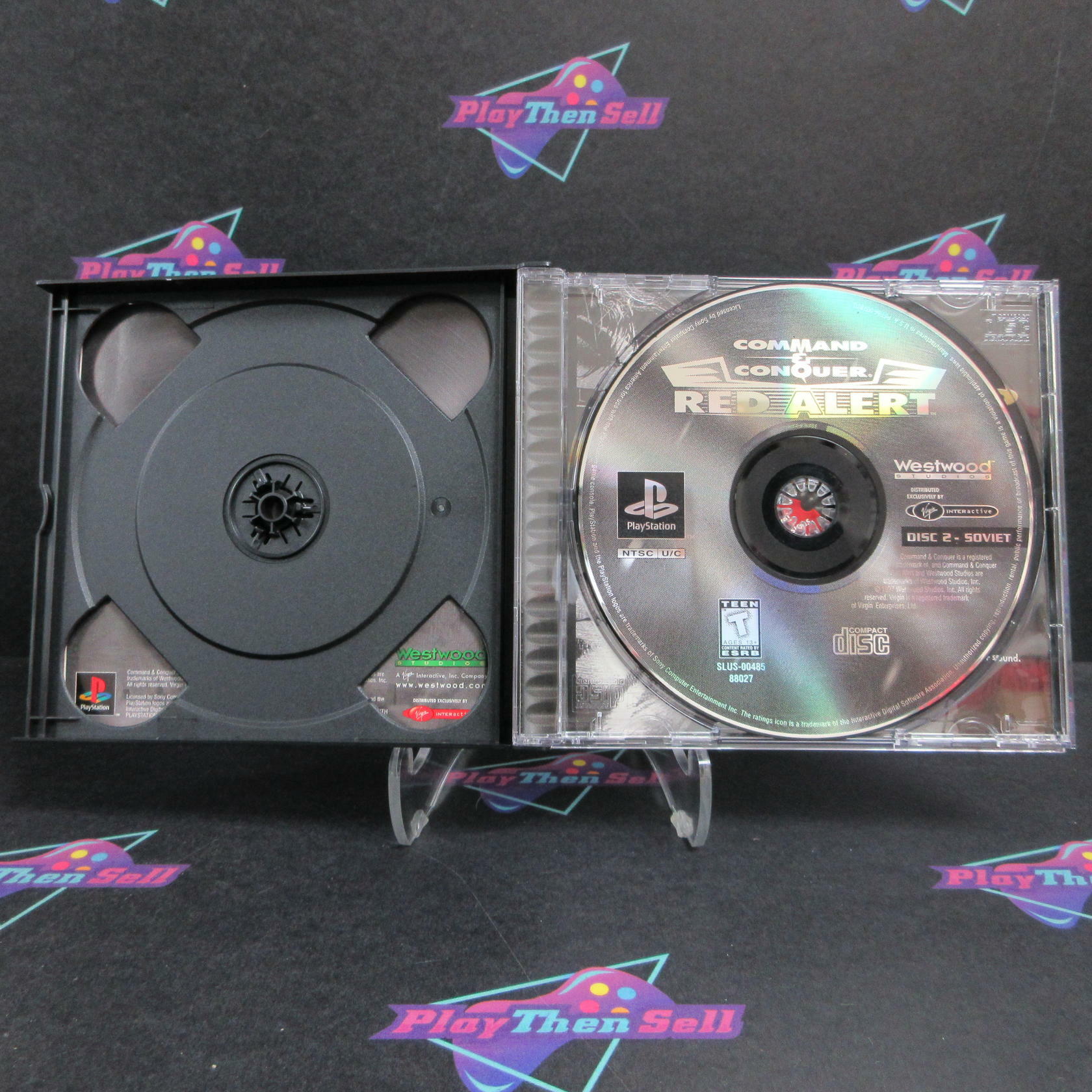 Command & Conquer Red Alert PS1 PlayStation 1 Complete - Excellent