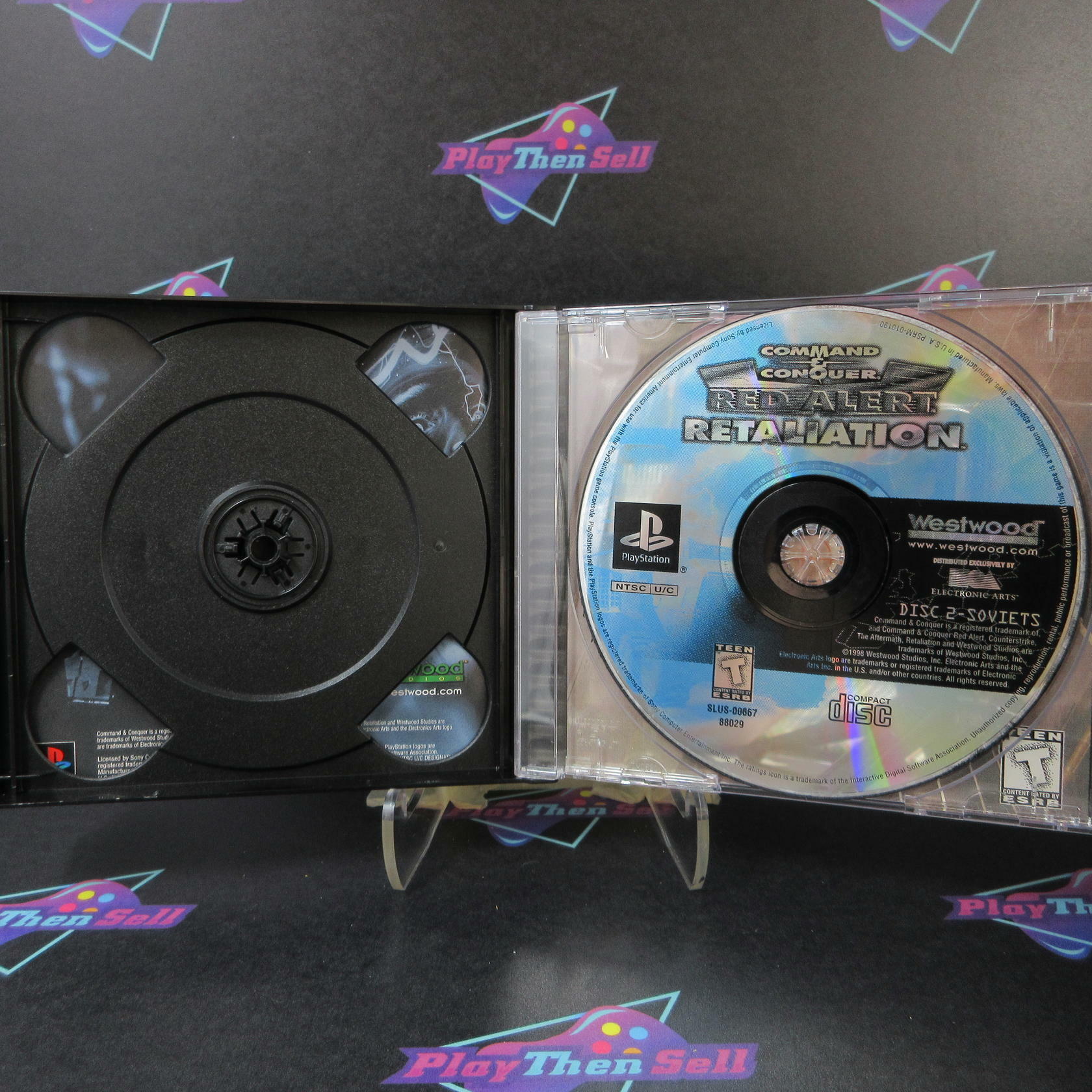 Command & Conquer Red Alert Retaliation PS1 PlayStation 1 Complete - Excellent