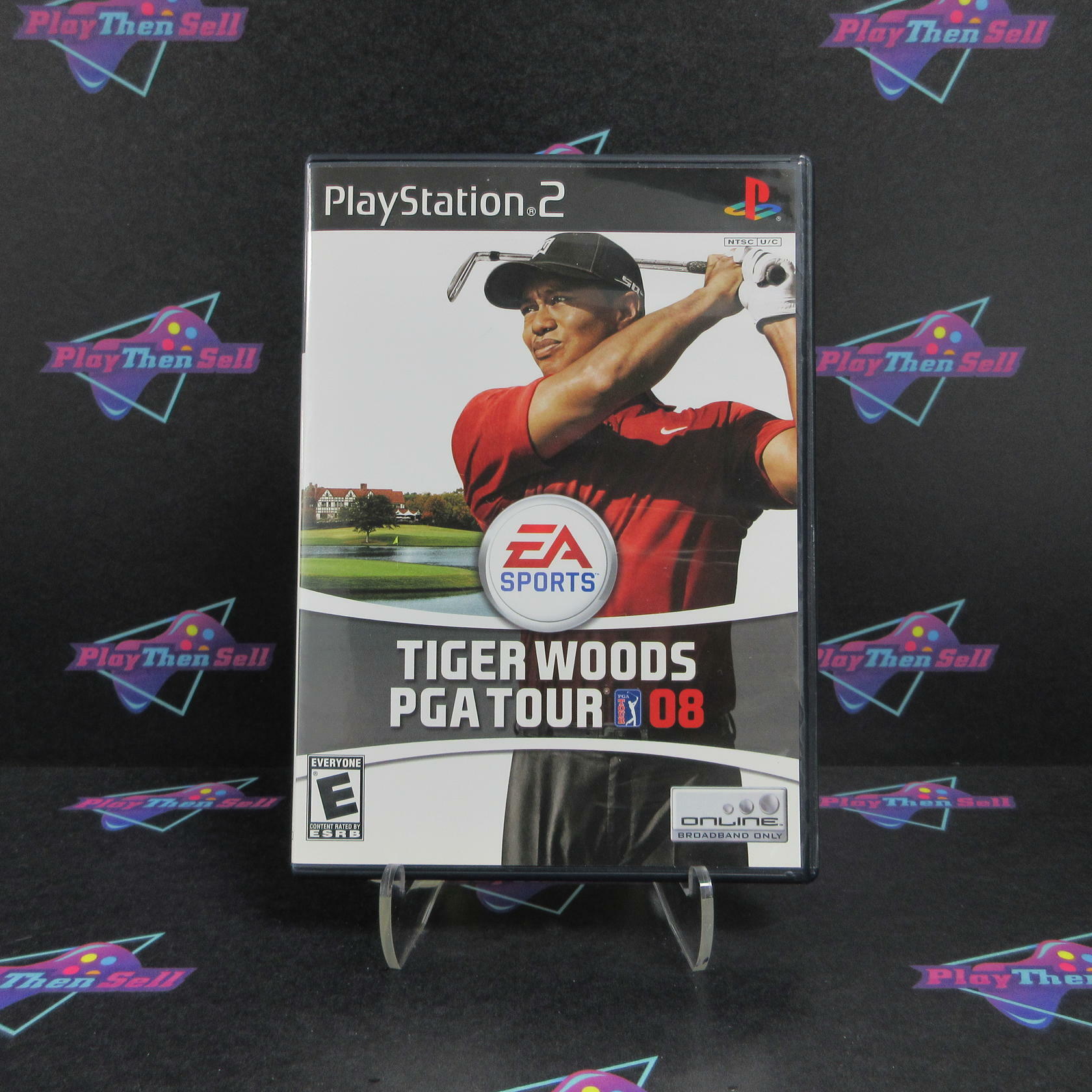 Tiger Woods PGA Tour 08 PS2 PlayStation 2 Complete - Excellent