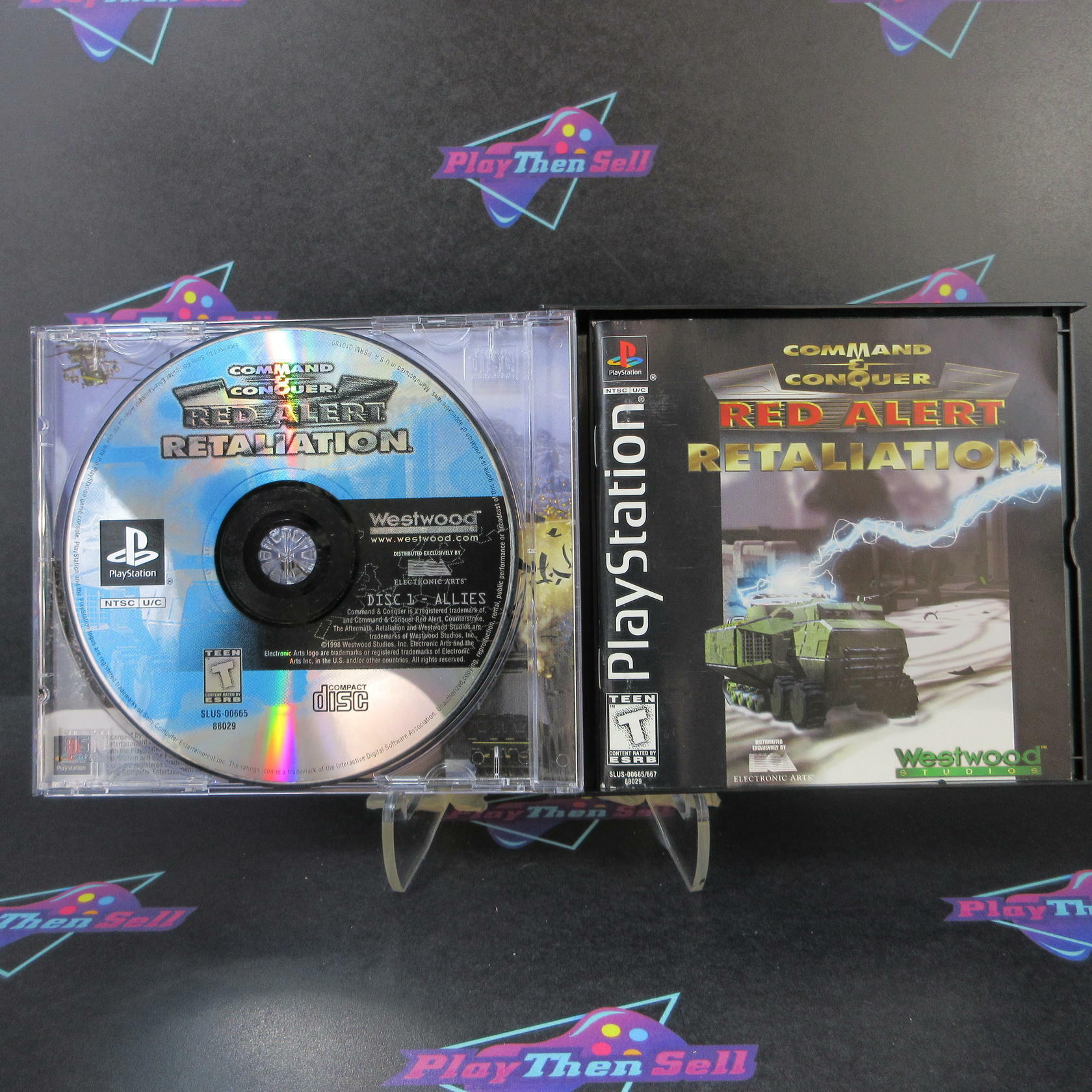 Command & Conquer Red Alert Retaliation PS1 PlayStation 1 Complete - Excellent