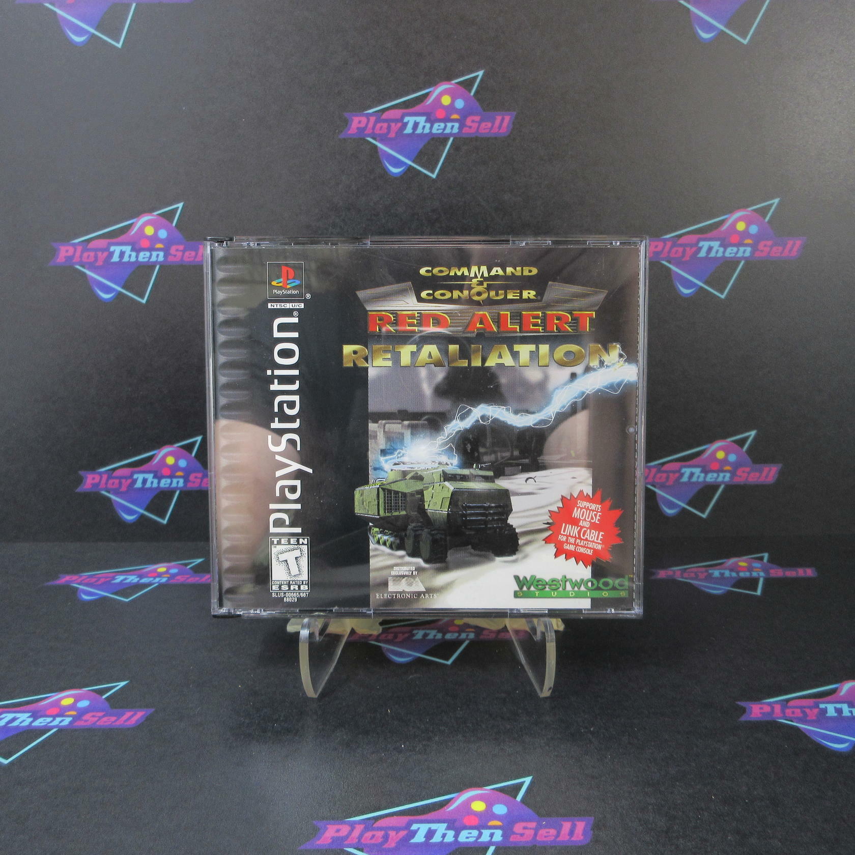 Command & Conquer Red Alert Retaliation PS1 PlayStation 1 Complete - Excellent