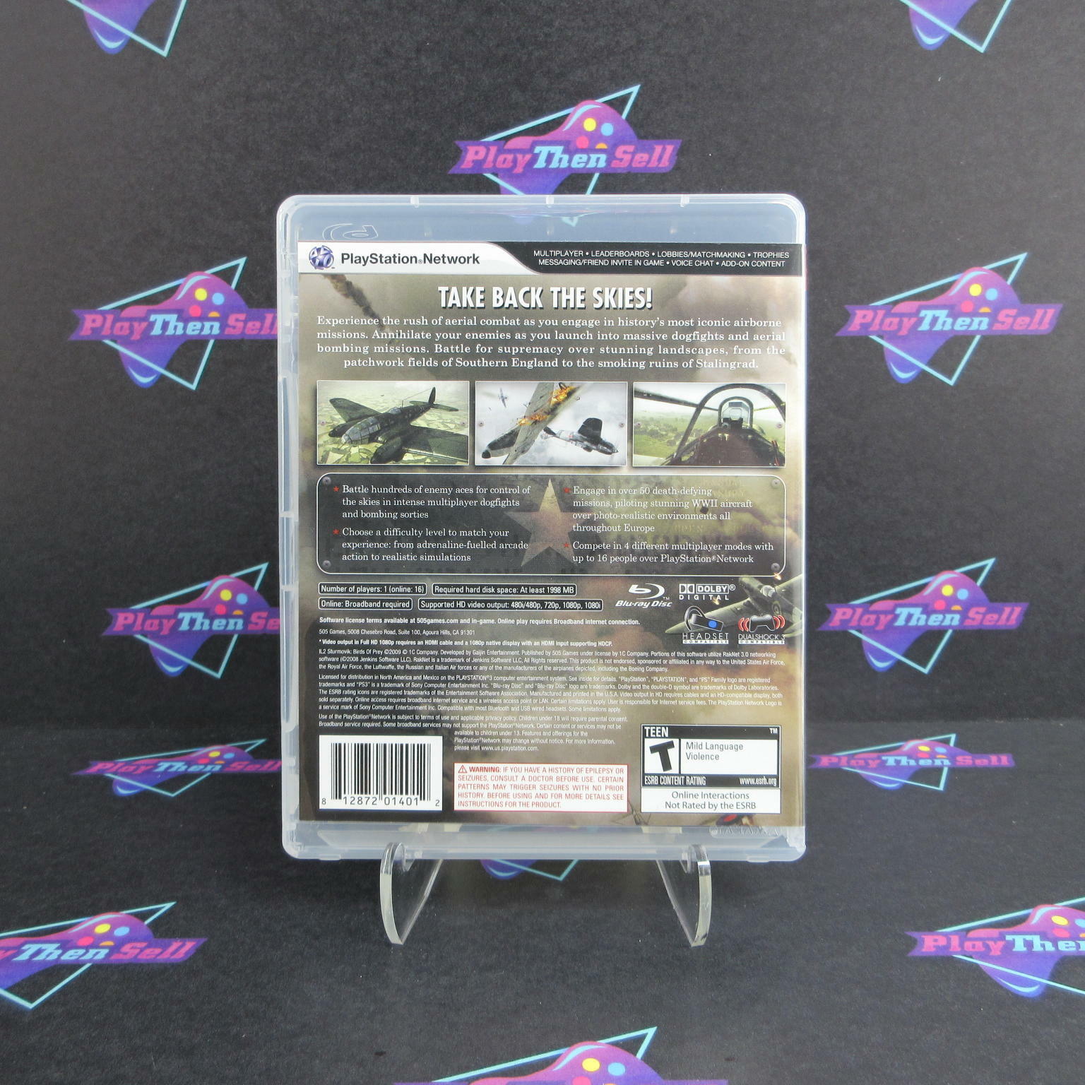 IL-2 Sturmovik Birds of Prey PS3 PlayStation 3 Complete - Excellent