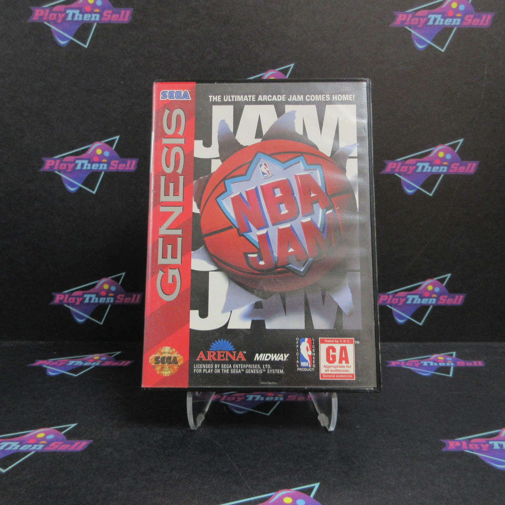 NBA Jam Sega Genesis Complete - - Excellent
