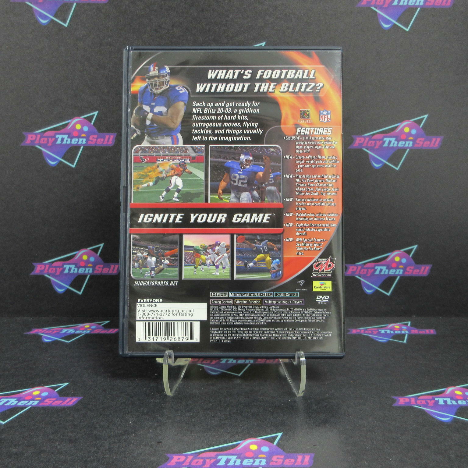 NFL Blitz 2003 PS2 PlayStation 2 + Reg Card Complete - Excellent