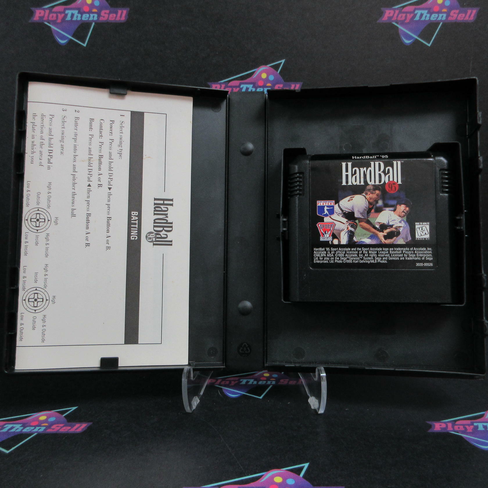 Hardball '95 Sega Genesis + Reg Card Complete - Excellent
