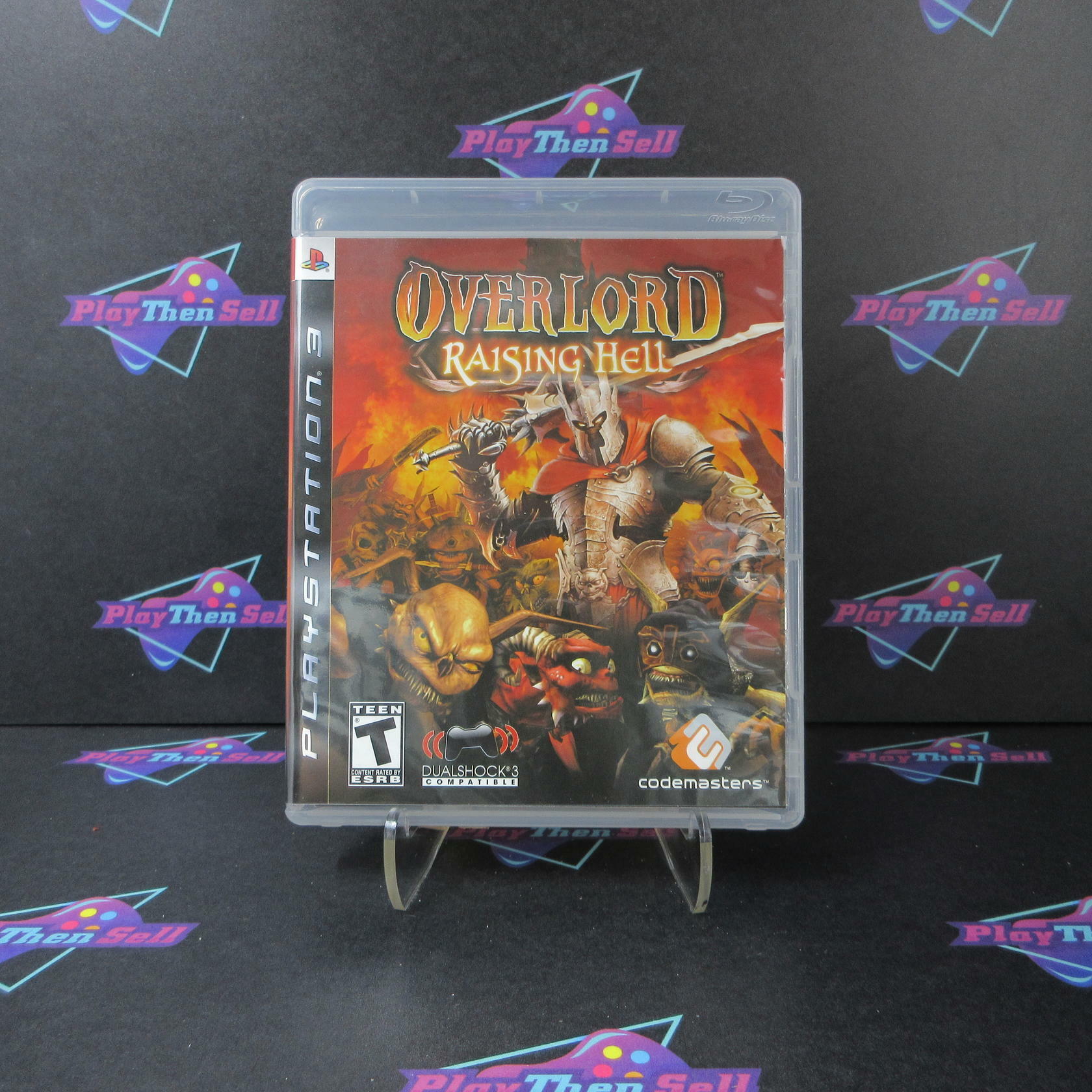 Overlord Raising Hell PS3 PlayStation 3 + Map Complete - Excellent