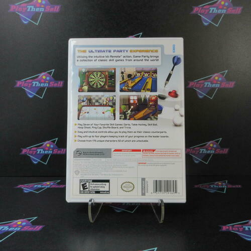 Game Party Nintendo Wii + Reg Card - Like New
