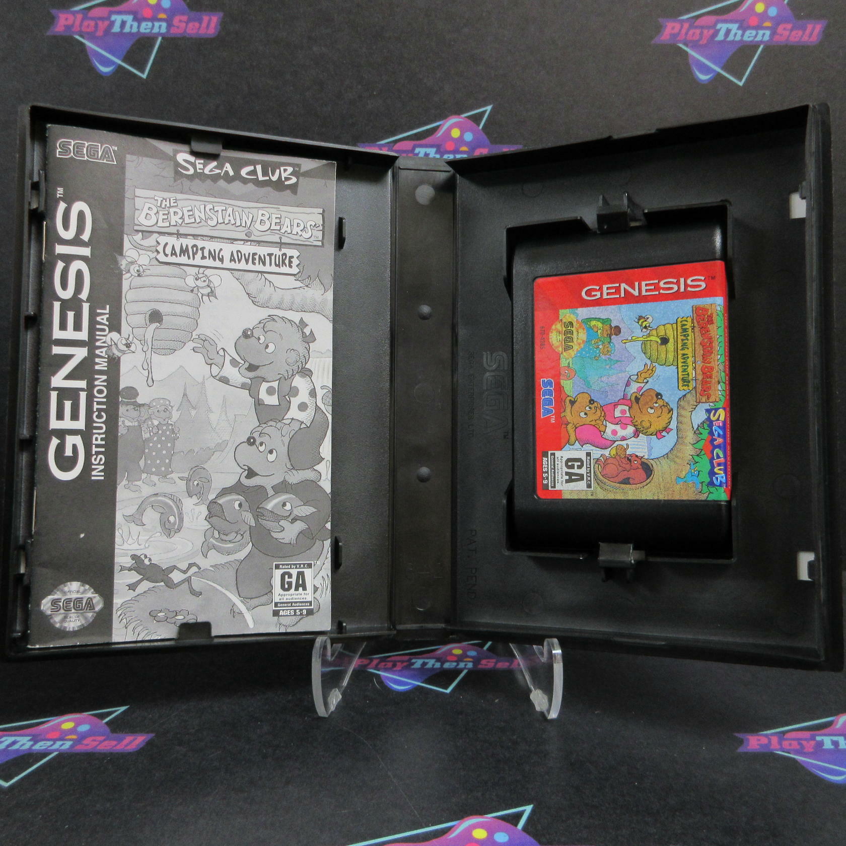 The Berenstain Bears Camping Adventure Sega Genesis Complete - Refurbished