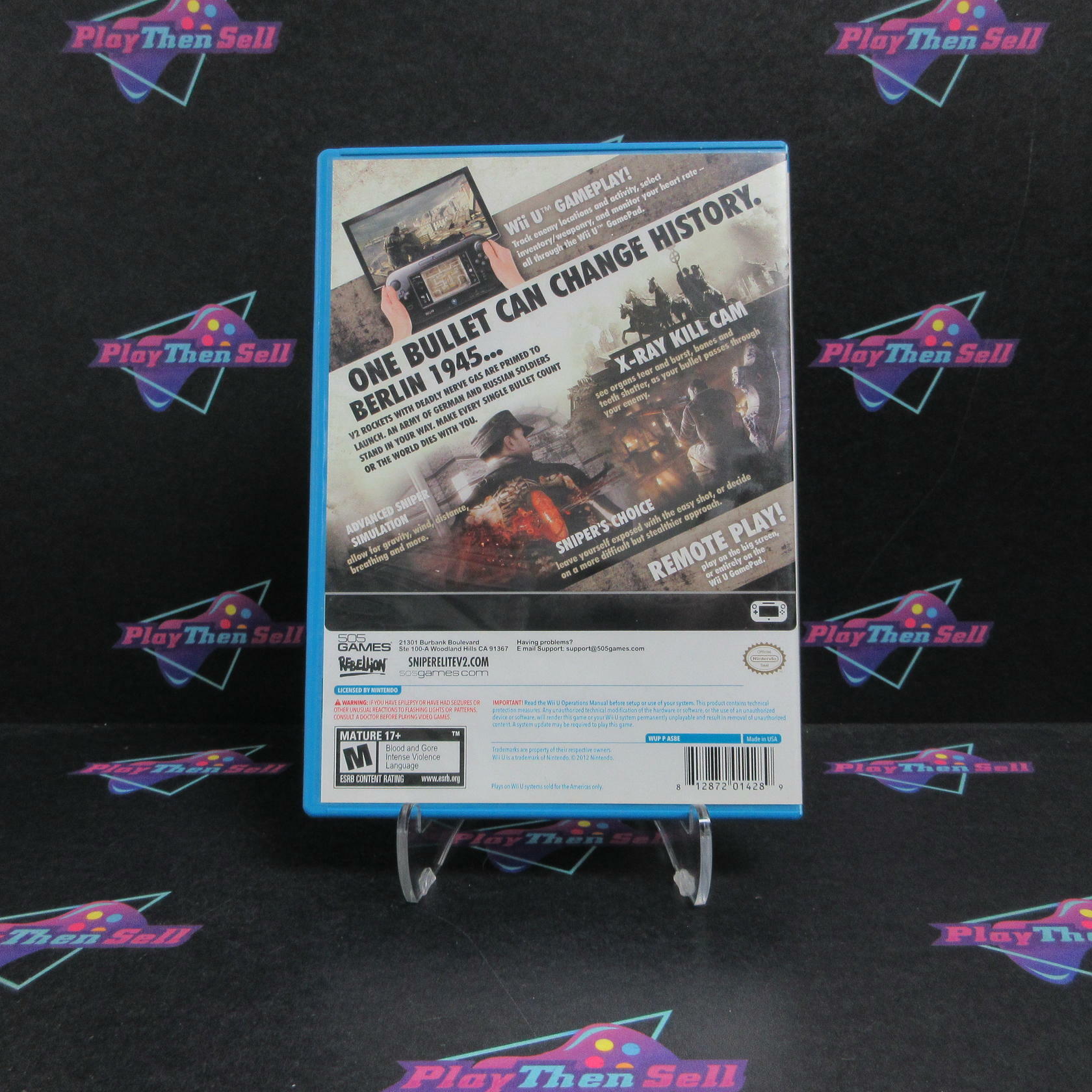 Sniper Elite V2 Nintendo Wii U Complete - Refurbished