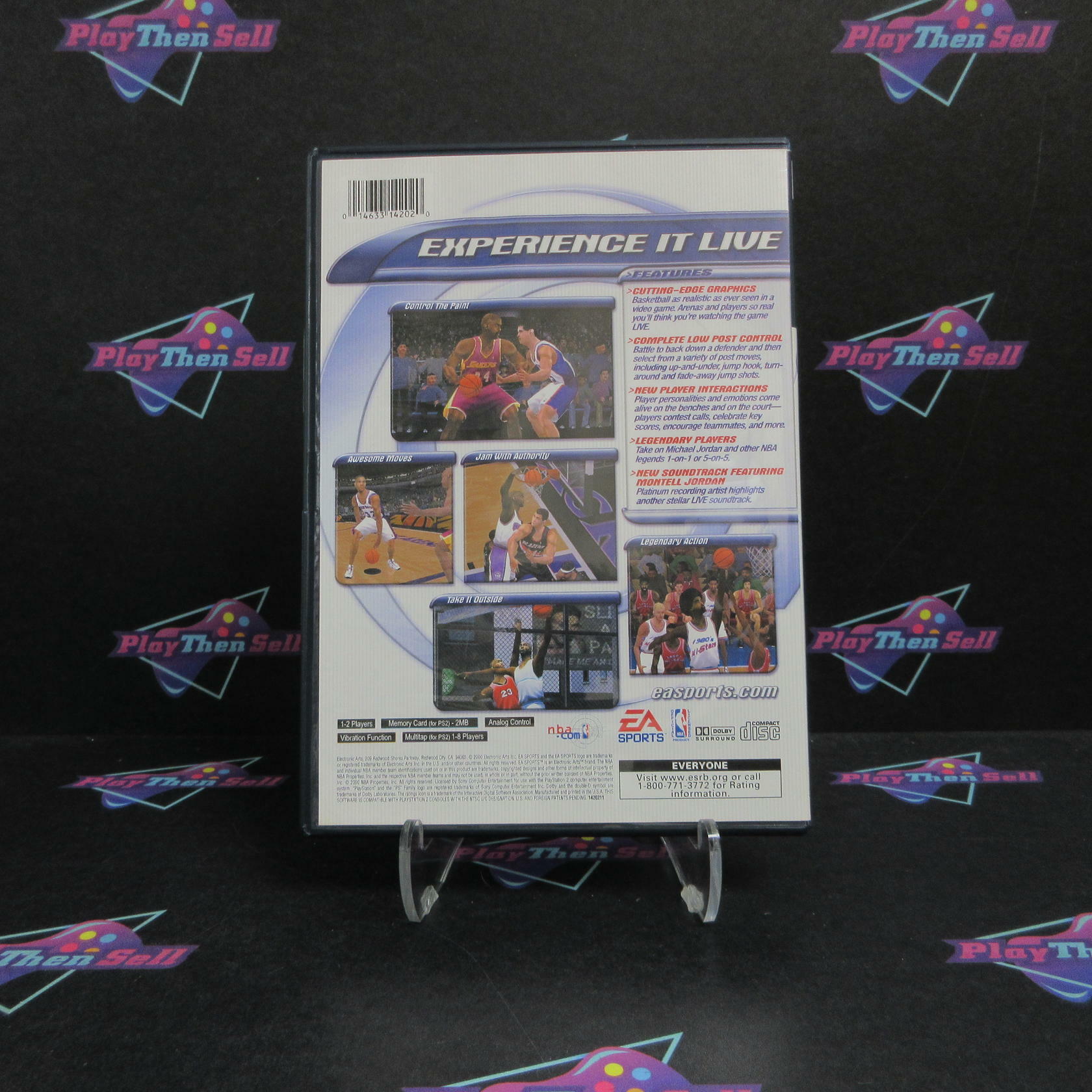 NBA Live 2001 PS2 PlayStation 2 + Reg Card Complete - Excellent
