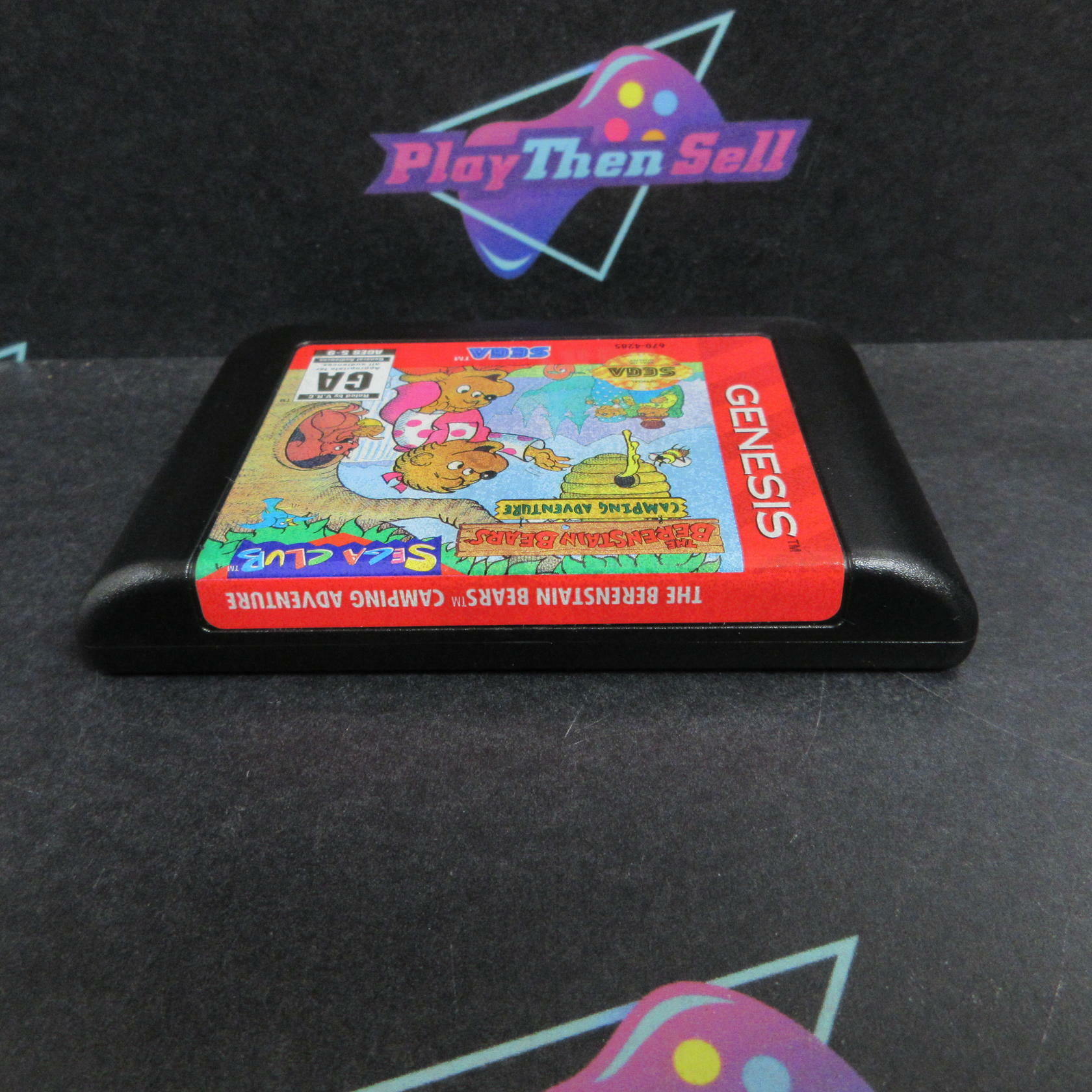 The Berenstain Bears Camping Adventure Sega Genesis Complete - Refurbished