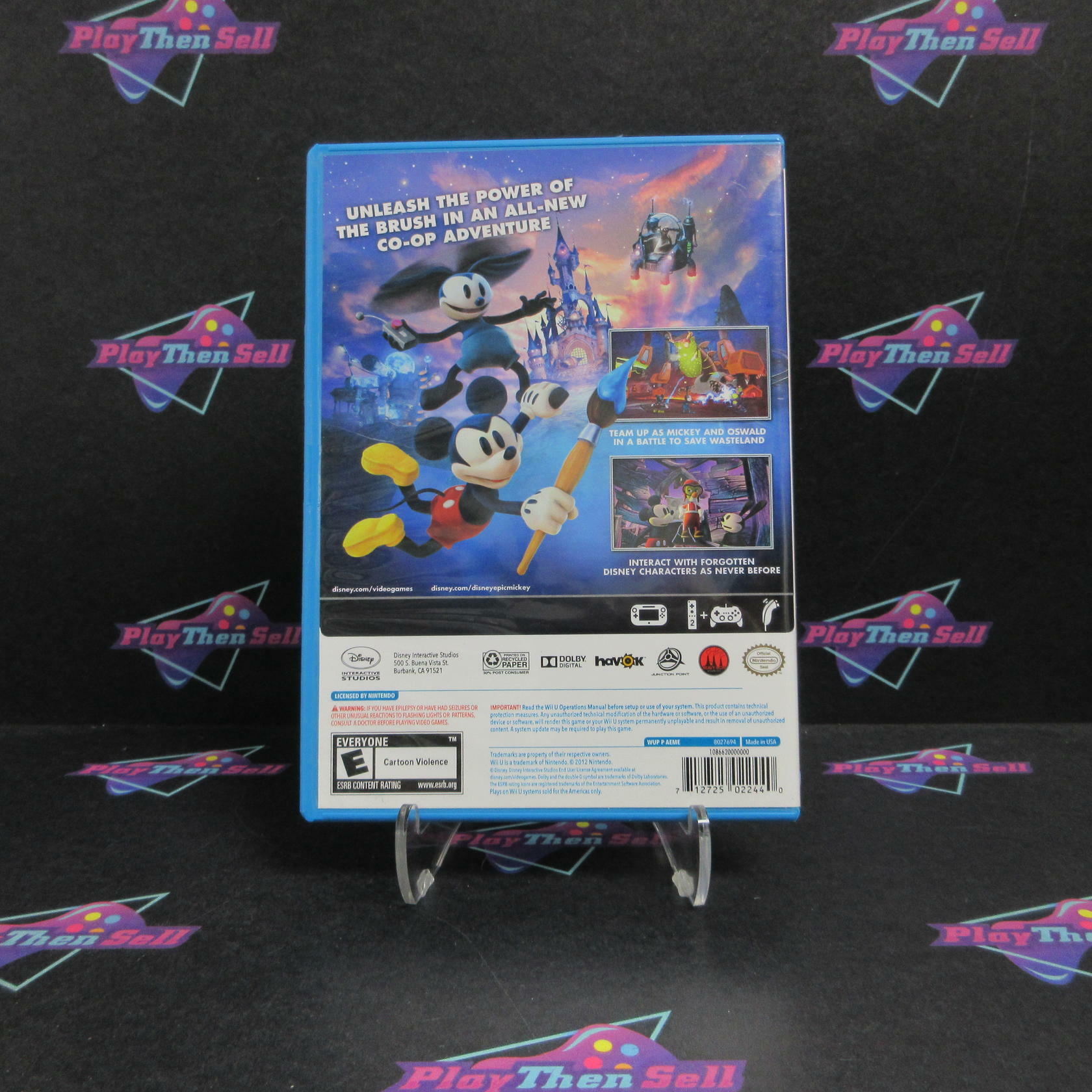 Epic Mickey 2 The Power of Two Nintendo Wii U Complete - Refurbished