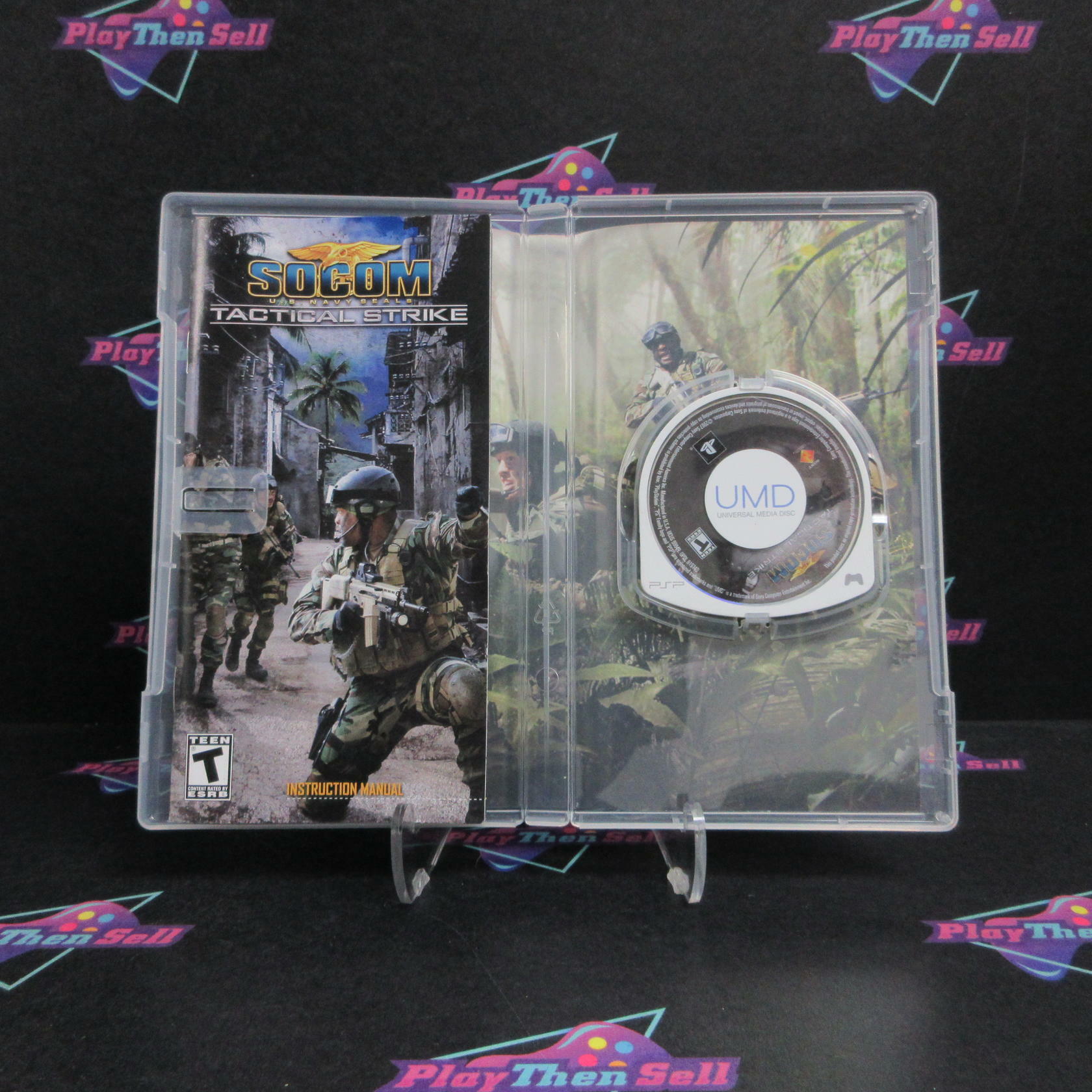 SOCOM Tactical Strike Sony PSP GH BL Disc Complete - Refurbished