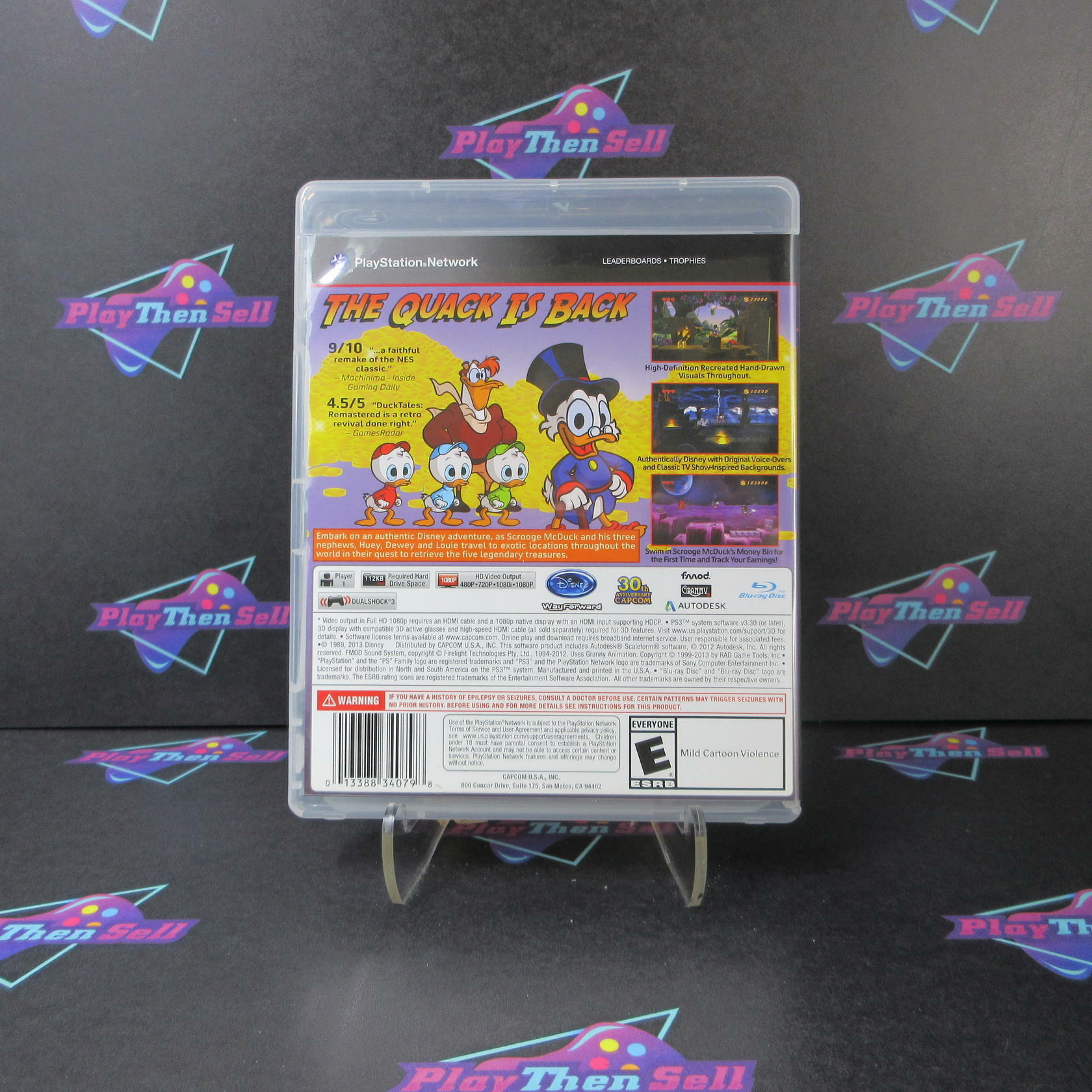 DuckTales Remastered PS3 PlayStation 3 Complete - Excellent
