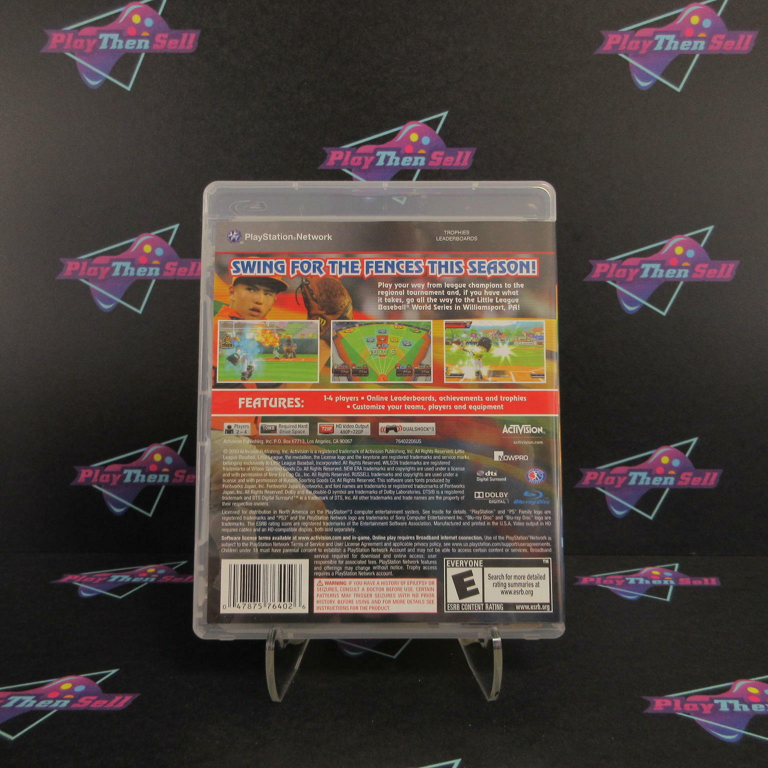 Little League World Series 2010 PS3 PlayStation 3 Complete - Excellent