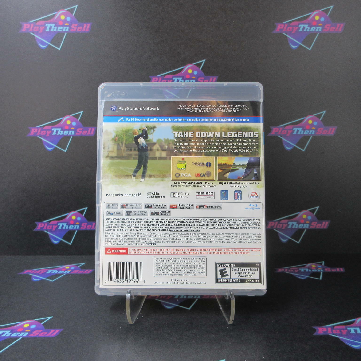 Tiger Woods PGA TOUR 14 PS3 PlayStation 3 Complete - Excellent