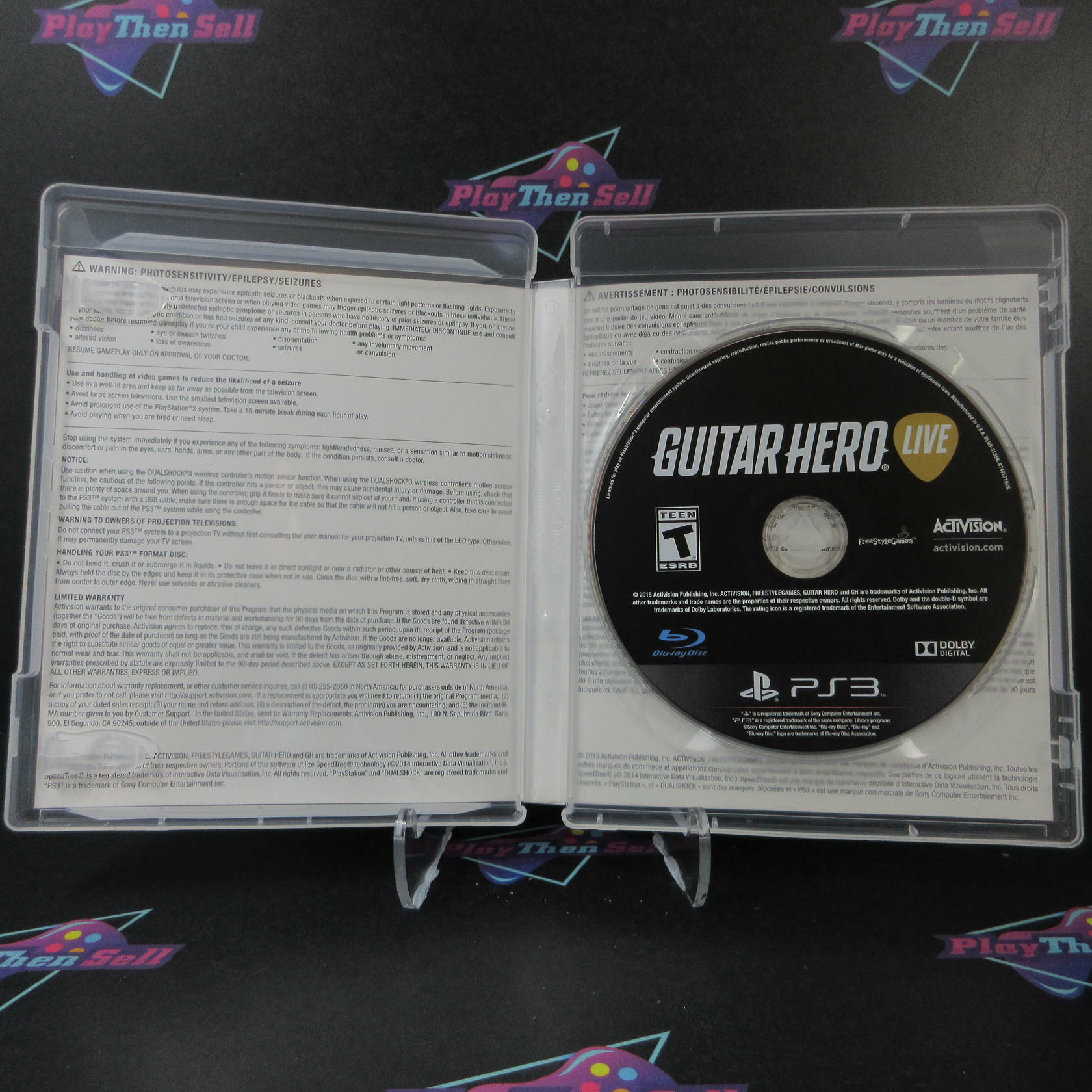 Guitar Hero Live PS3 PlayStation 3 Game Only Complete - Excellent