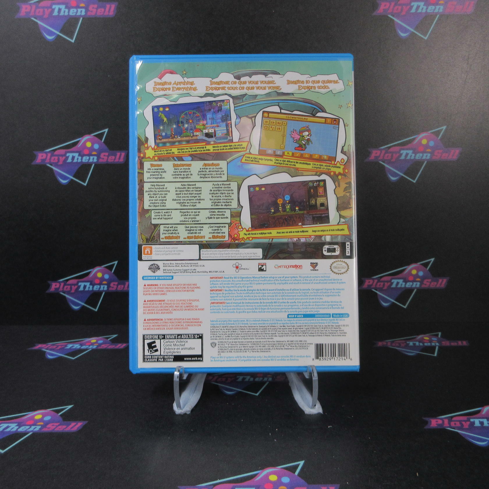 Scribblenauts Unlimited Nintendo Wii U Complete - Refurbished