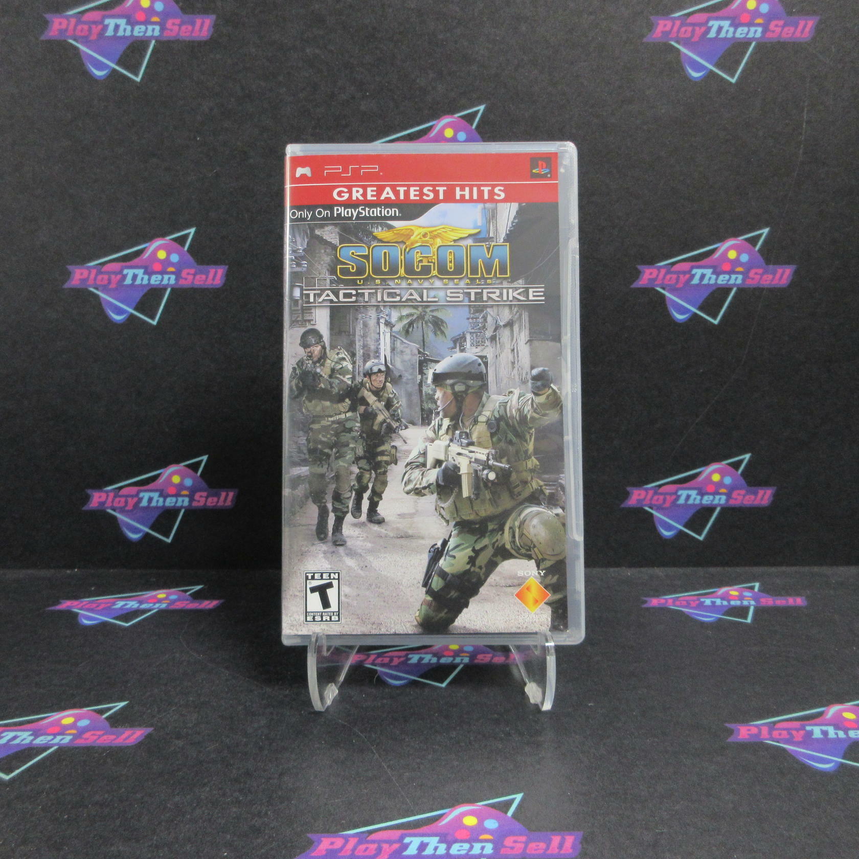 SOCOM Tactical Strike Sony PSP GH BL Disc Complete - Refurbished