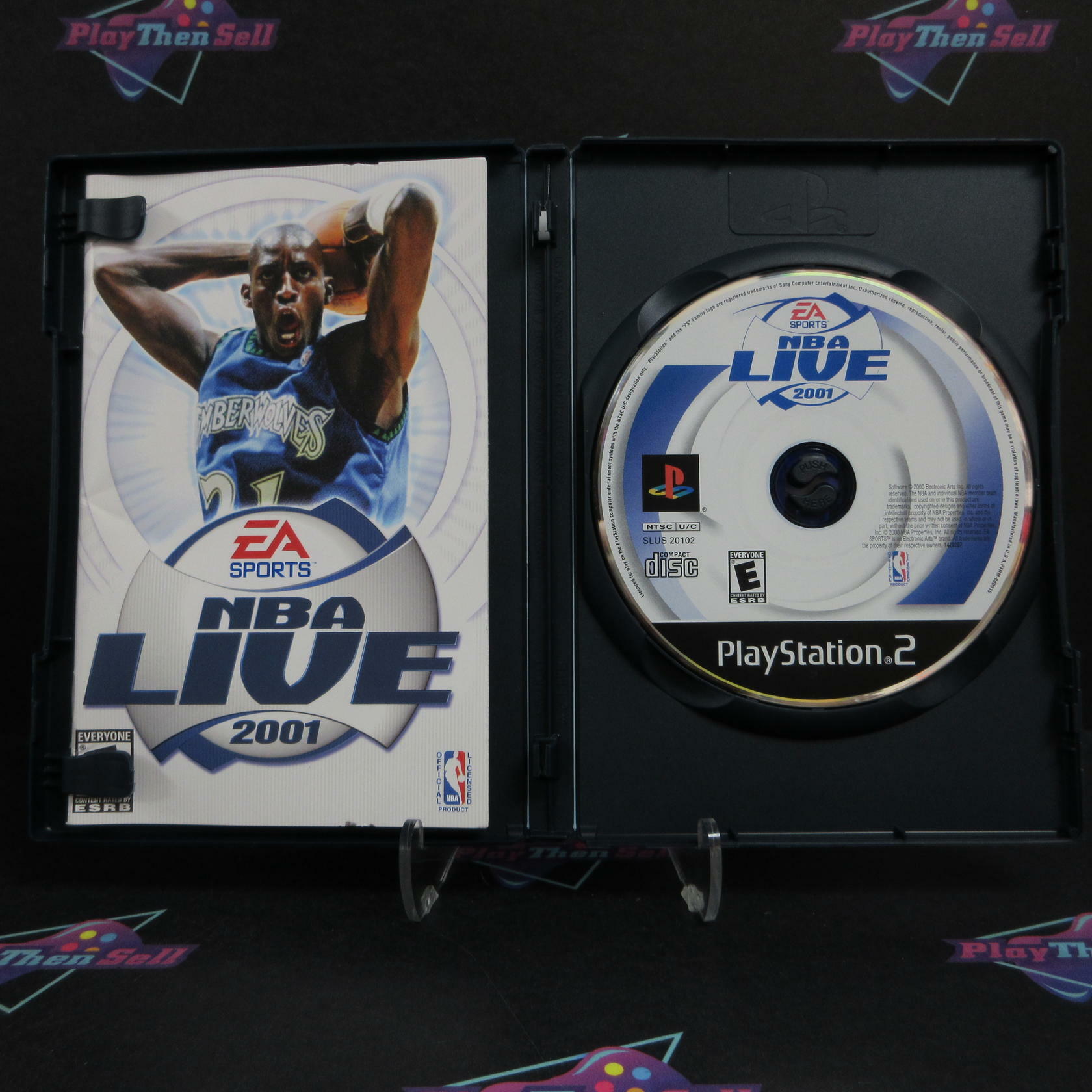 NBA Live 2001 PS2 PlayStation 2 + Reg Card Complete - Excellent