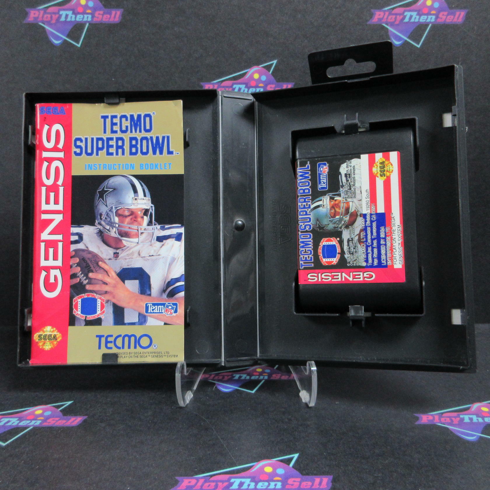 Tecmo Super Bowl Sega Genesis Complete - Excellent