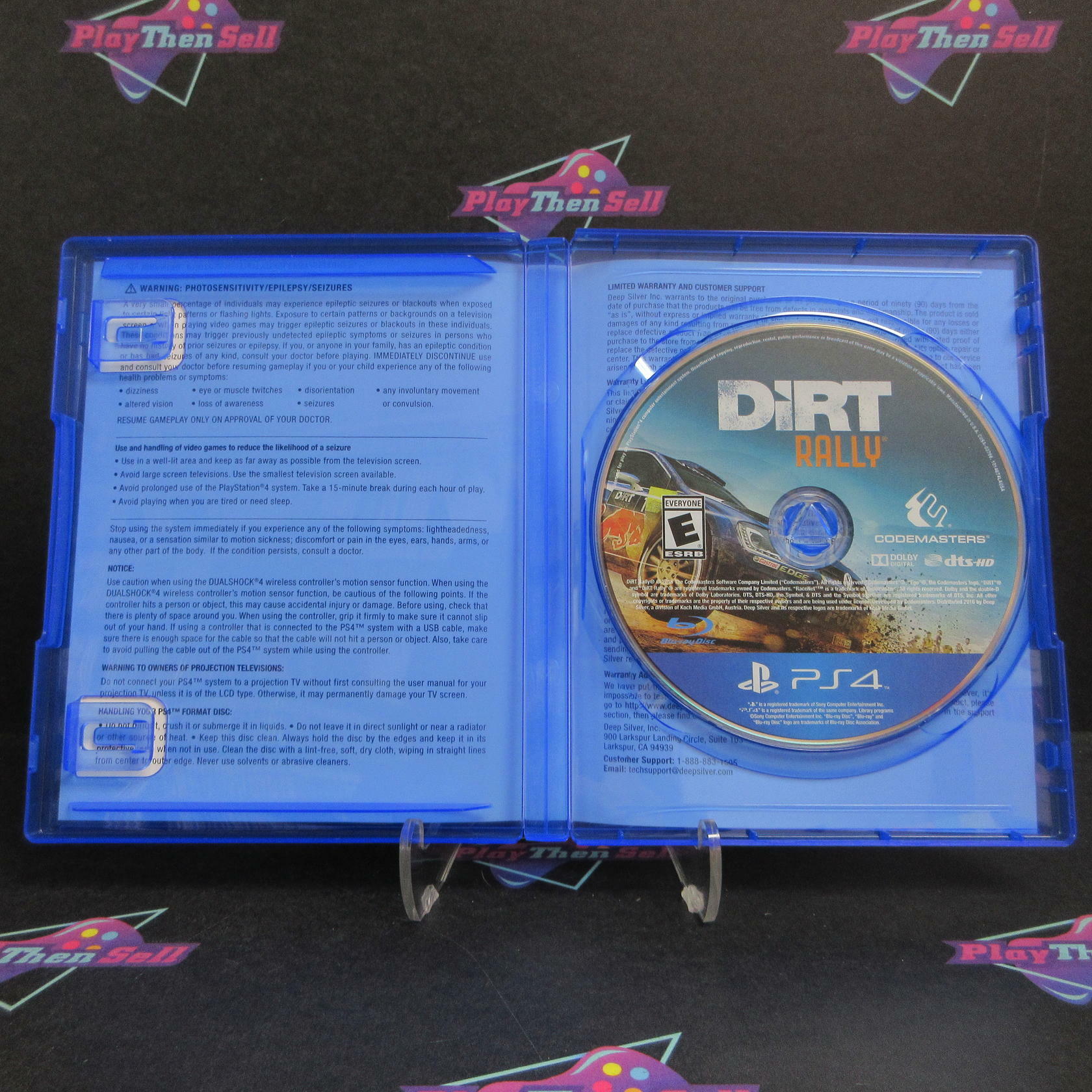 DiRT Rally PS4 PlayStation 4 Complete - Excellent