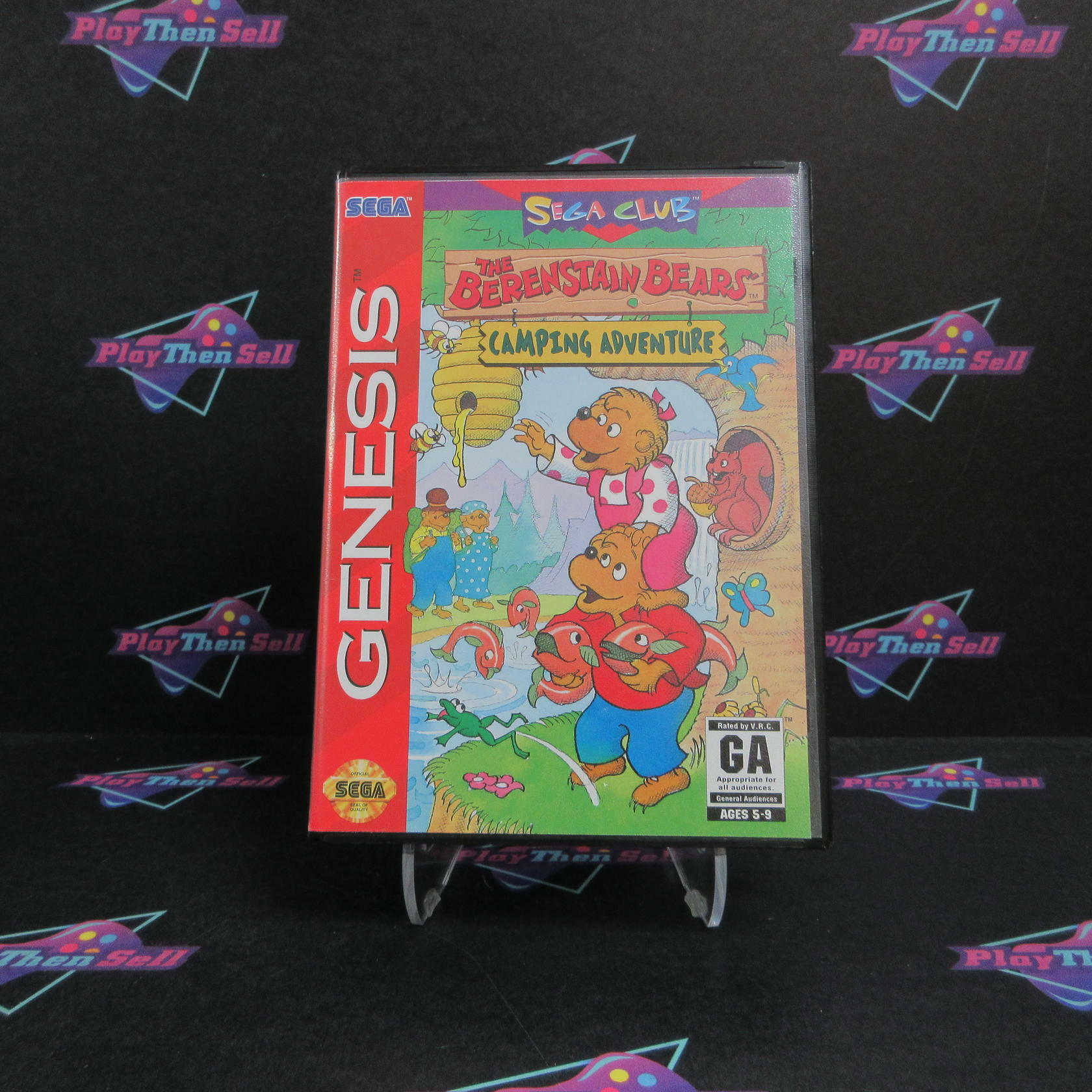The Berenstain Bears Camping Adventure Sega Genesis Complete - Refurbished