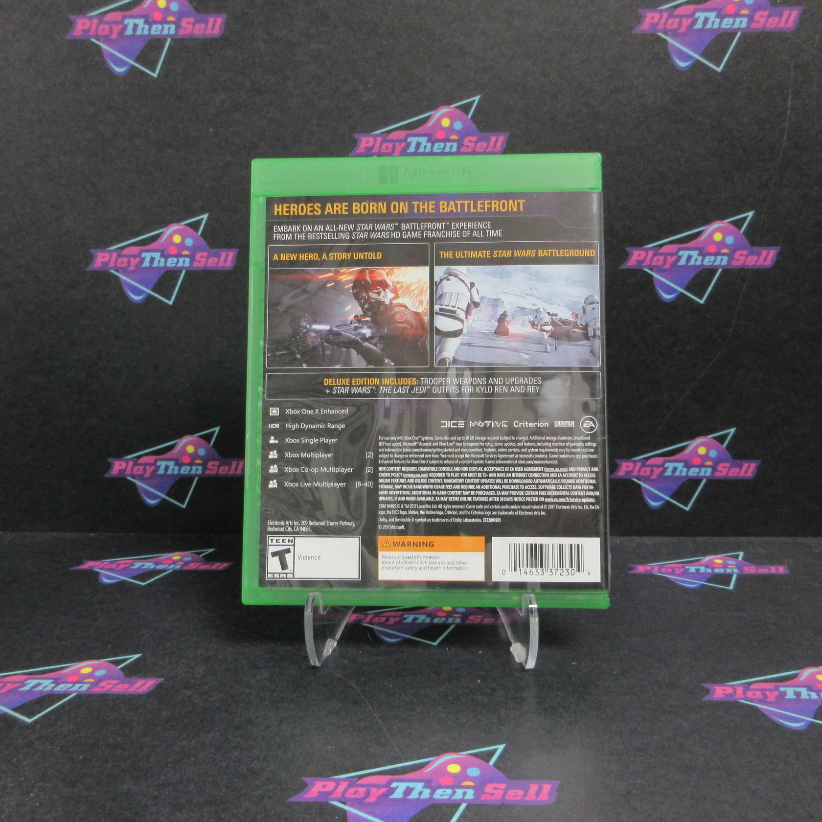 Star Wars Battlefront 2 Elite Trooper Deluxe Edition Xbox One CIB - Excellent
