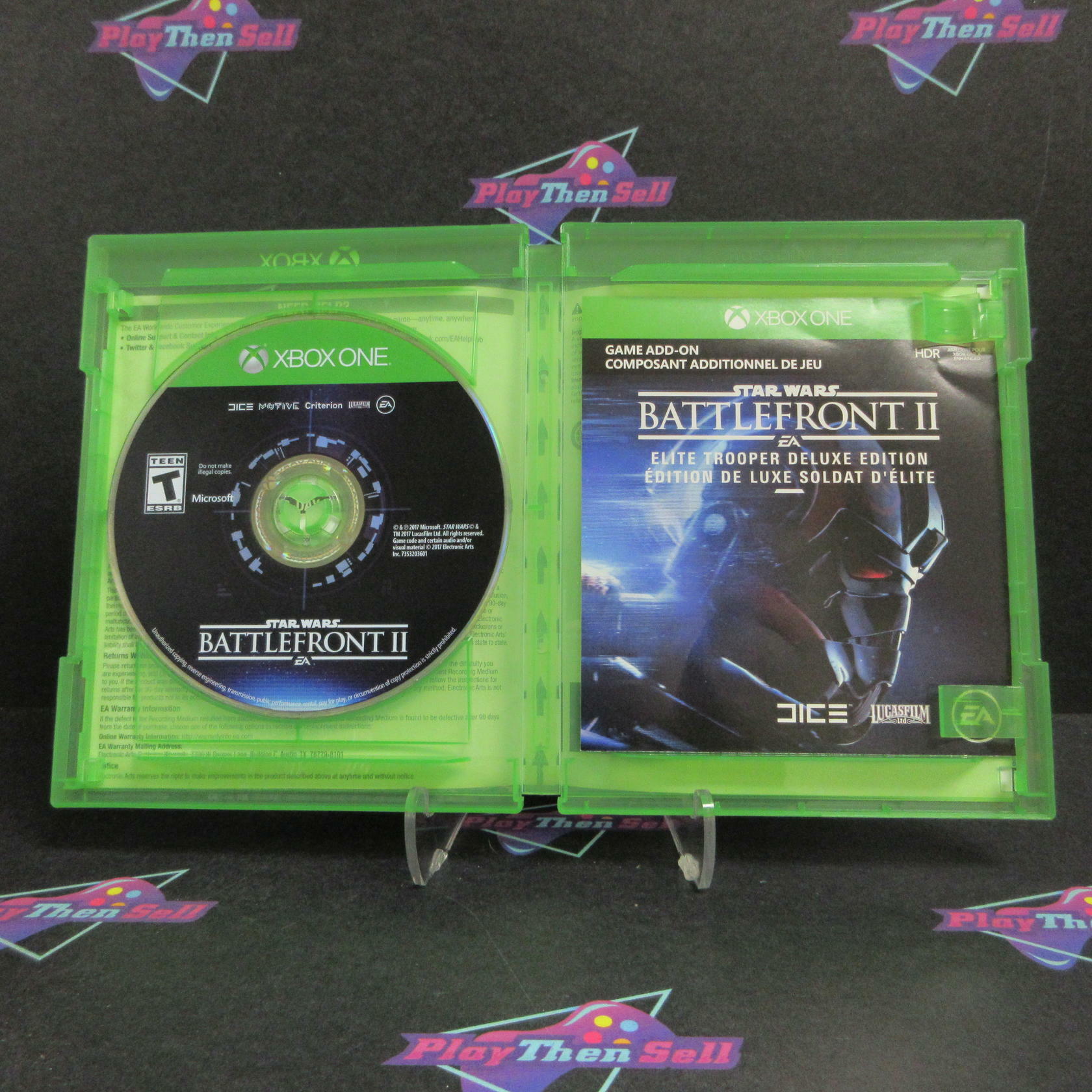 Star Wars Battlefront 2 Elite Trooper Deluxe Edition Xbox One CIB - Excellent