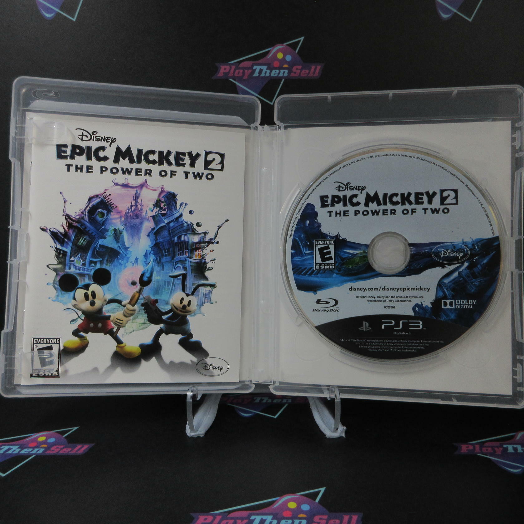 Disney Epic Mickey 2 The Power of Two PS3 PlayStation 3 Complete - Excellent