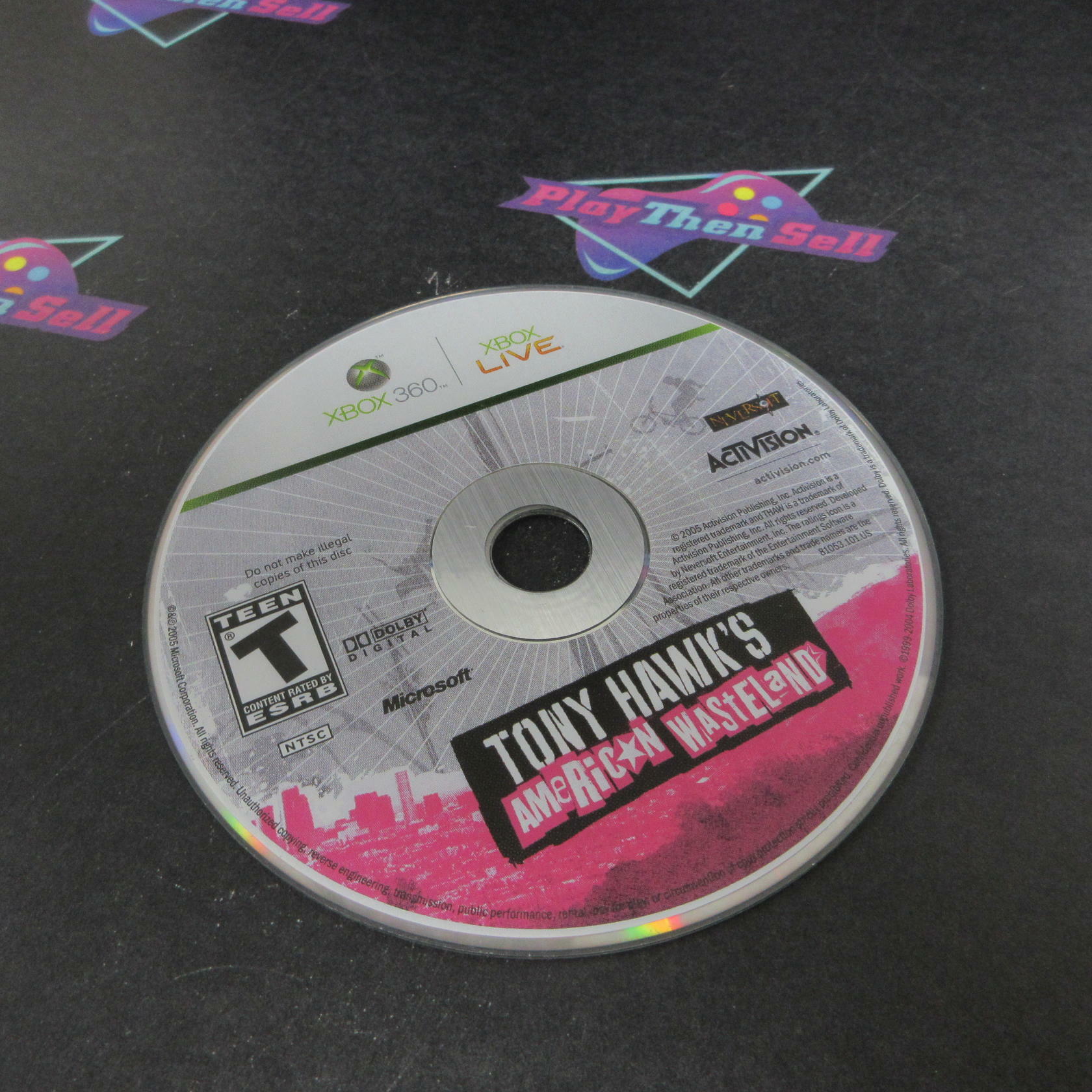 Tony Hawk's American Wasteland Xbox 360 AD/DD Complete CIB - Very Good
