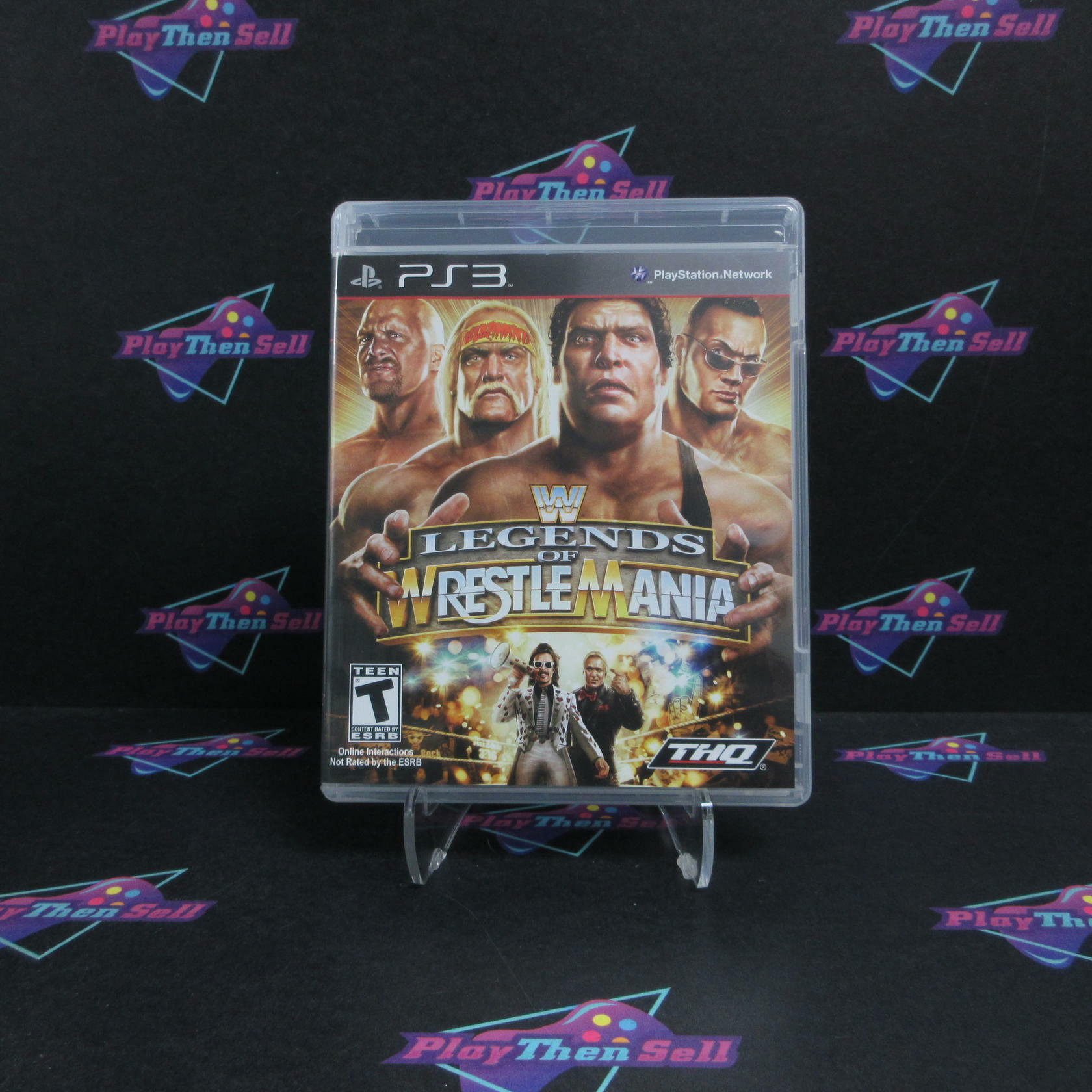 WWE Legends of WrestleMania PS3 PlayStation 3 Complete - Excellent