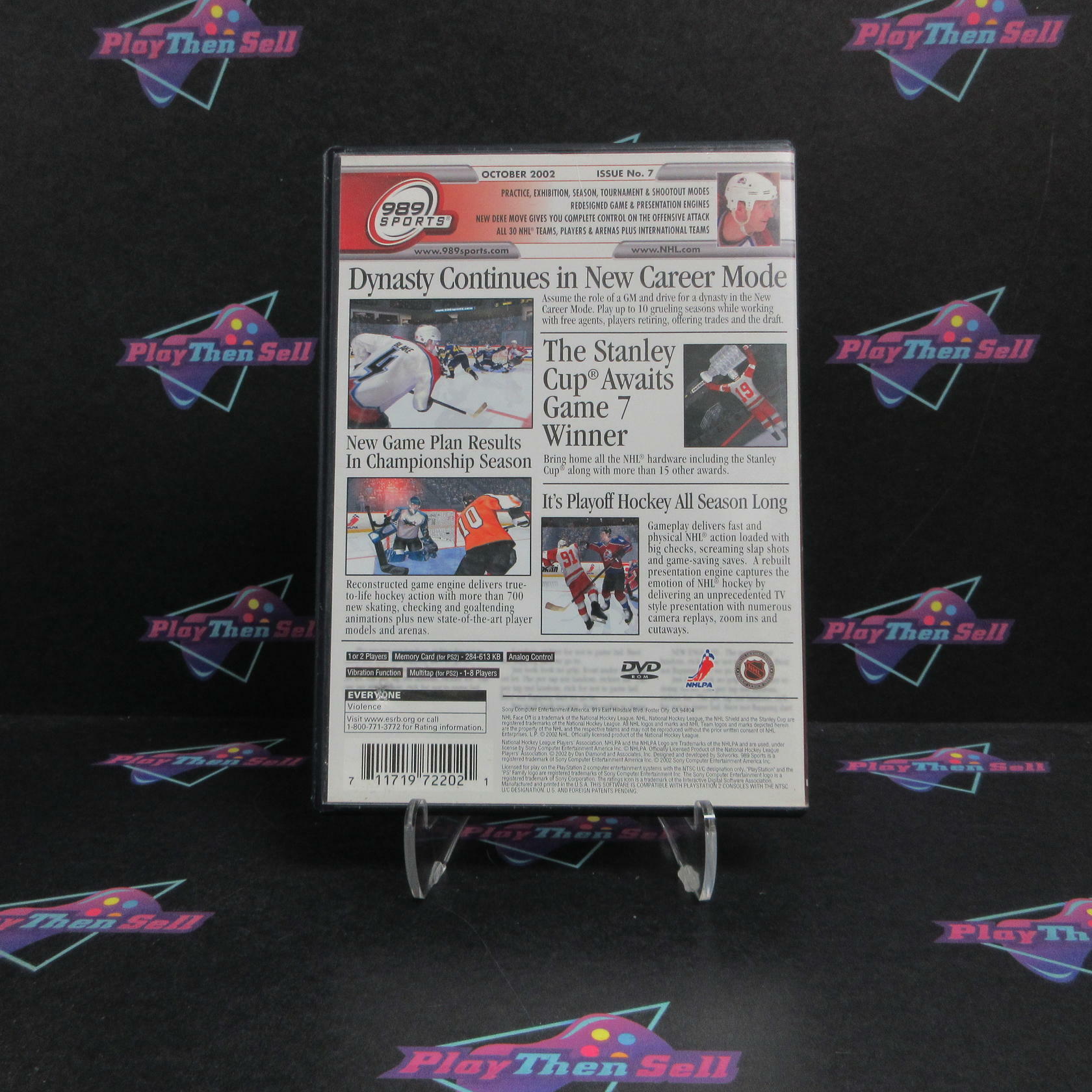 NHL Face Off 2003 PS2 PlayStation 2 AD Complete CIB - Very Good
