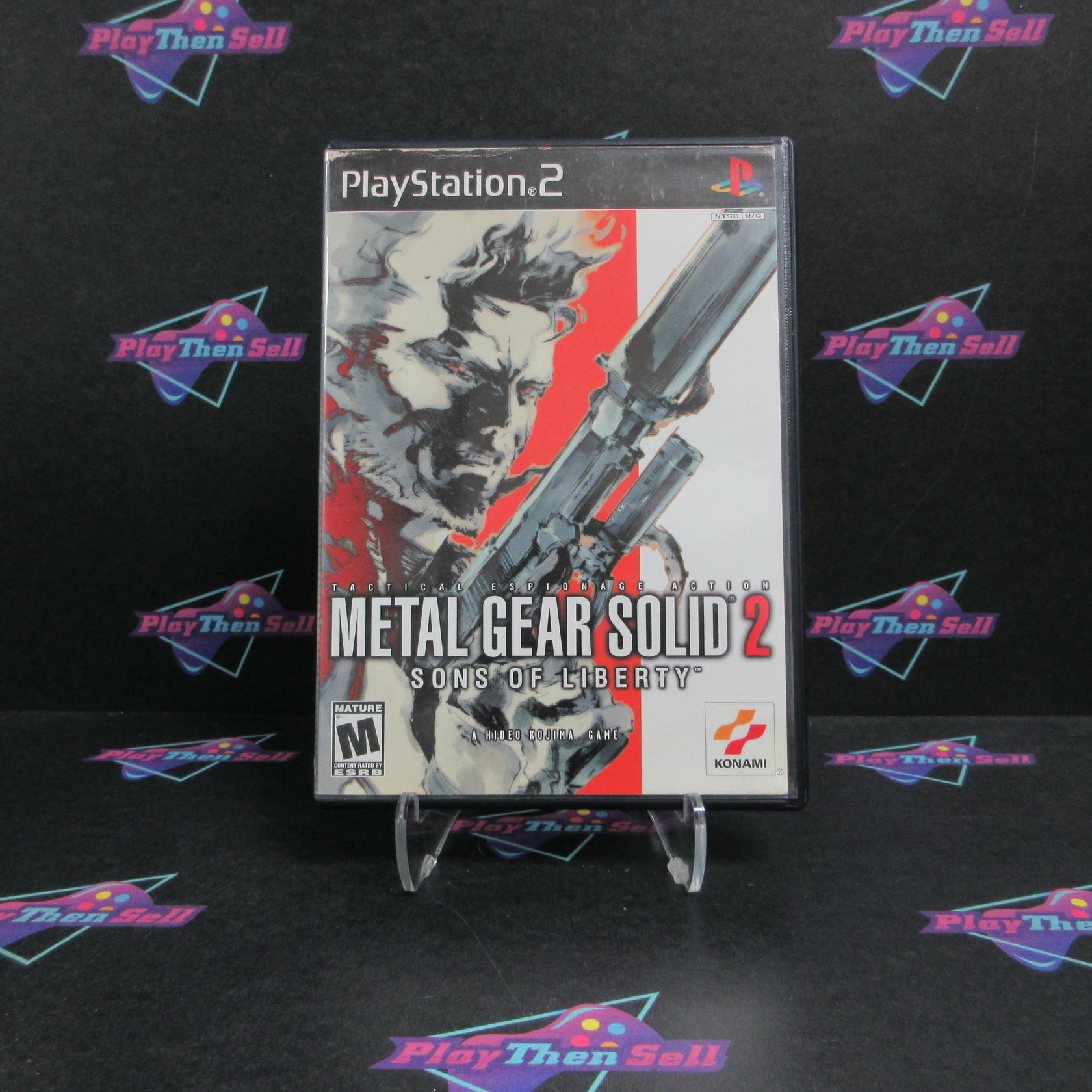 Metal Gear Solid 2 Sons of Liberty PS2 PlayStation 2 AD/DD + Reg Card CIB - Very Good