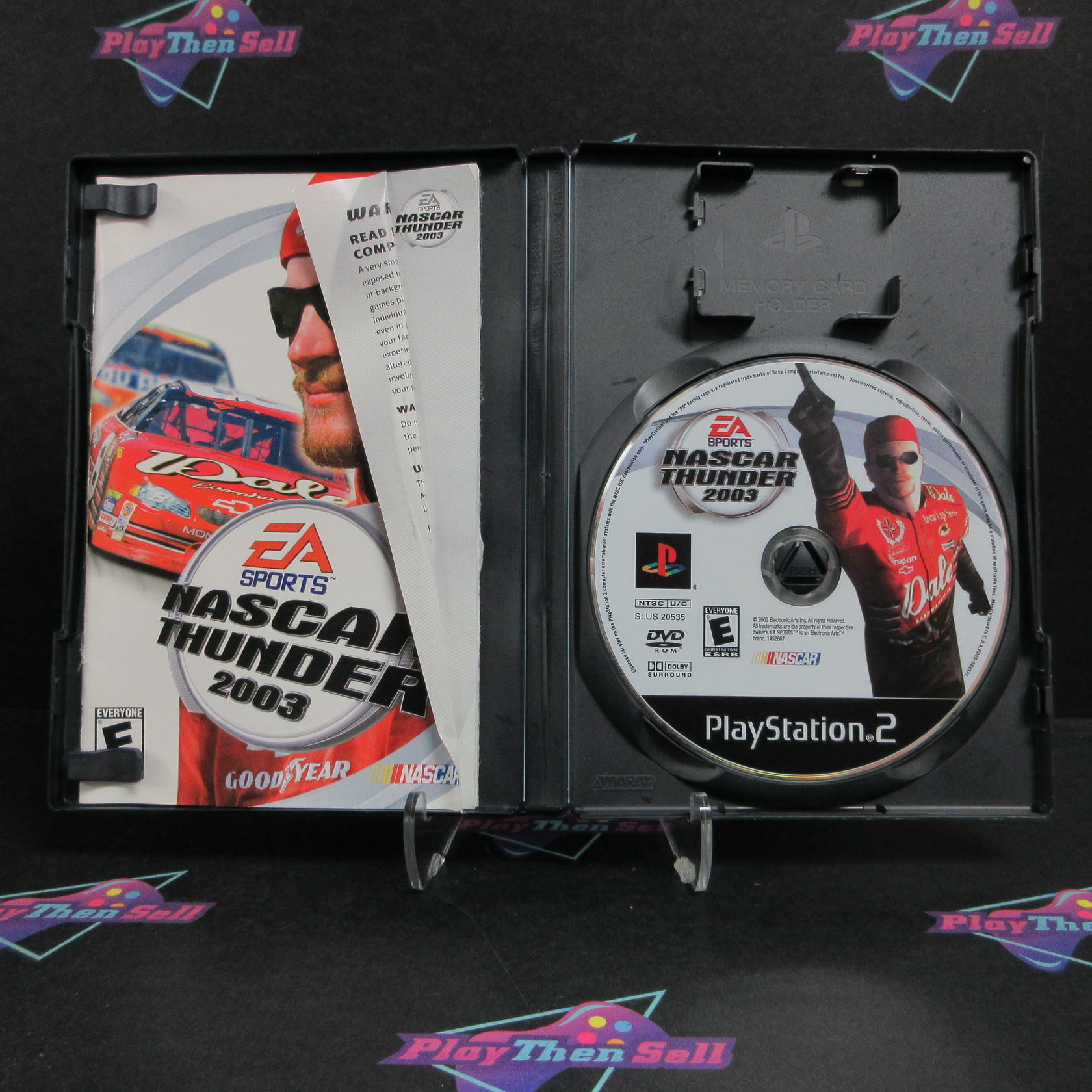 NASCAR Thunder 2003 PS2 PlayStation 2 MD Complete CIB - Very Good