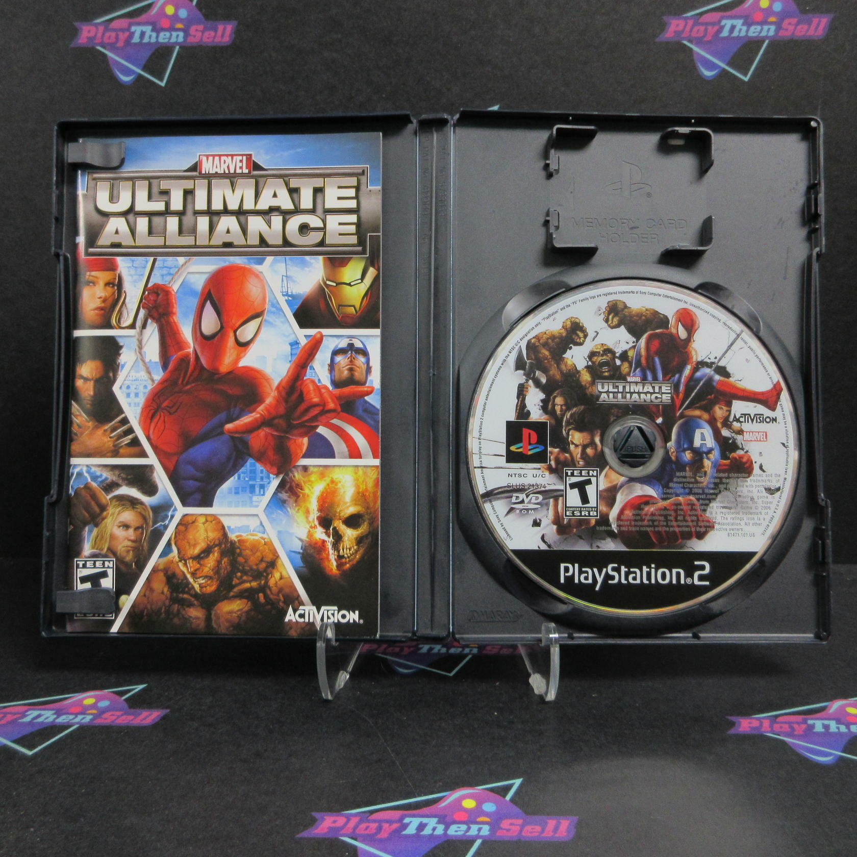 Marvel Ultimate Alliance PS2 PlayStation 2 AD Complete CIB - Very Good