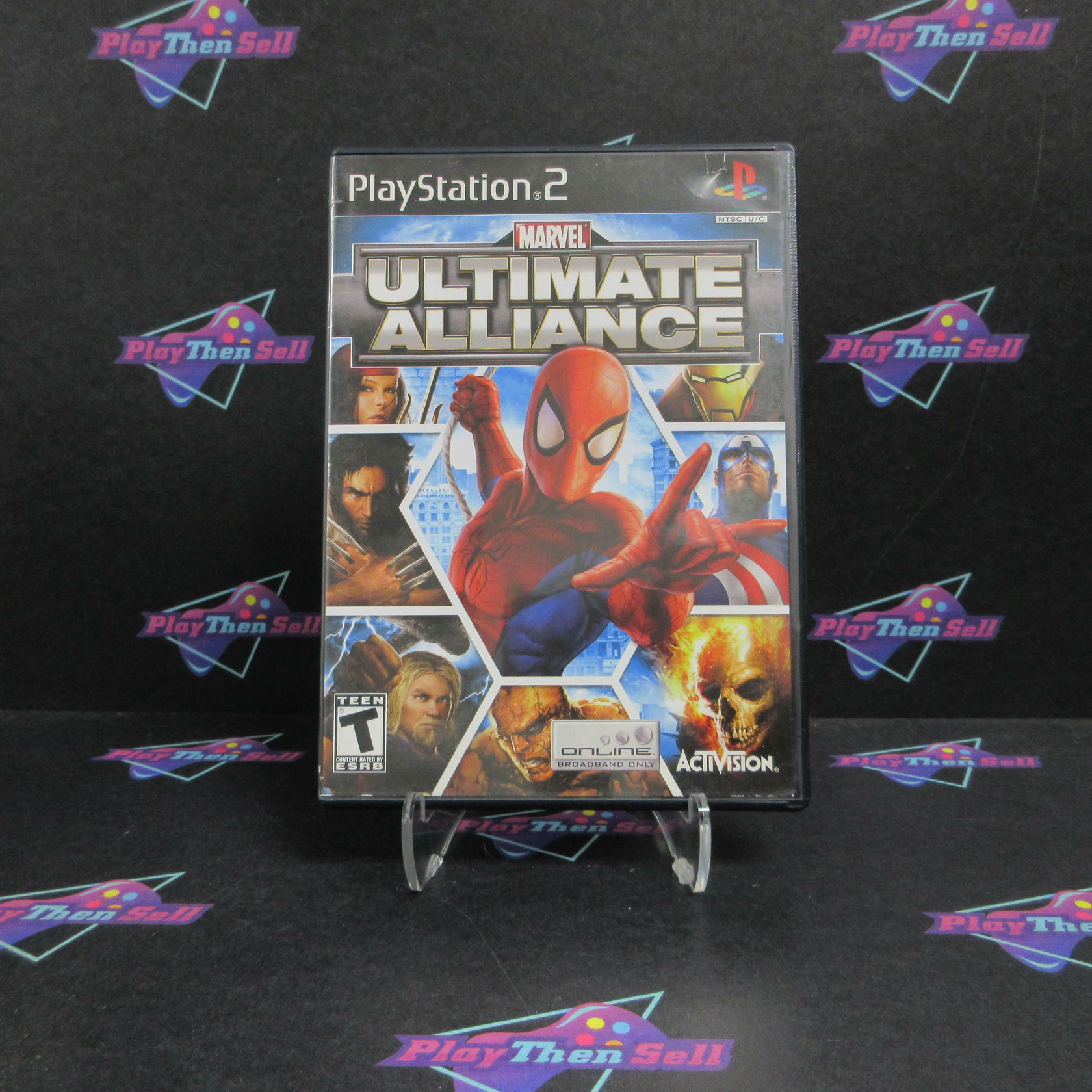 Marvel Ultimate Alliance PS2 PlayStation 2 AD Complete CIB - Very Good