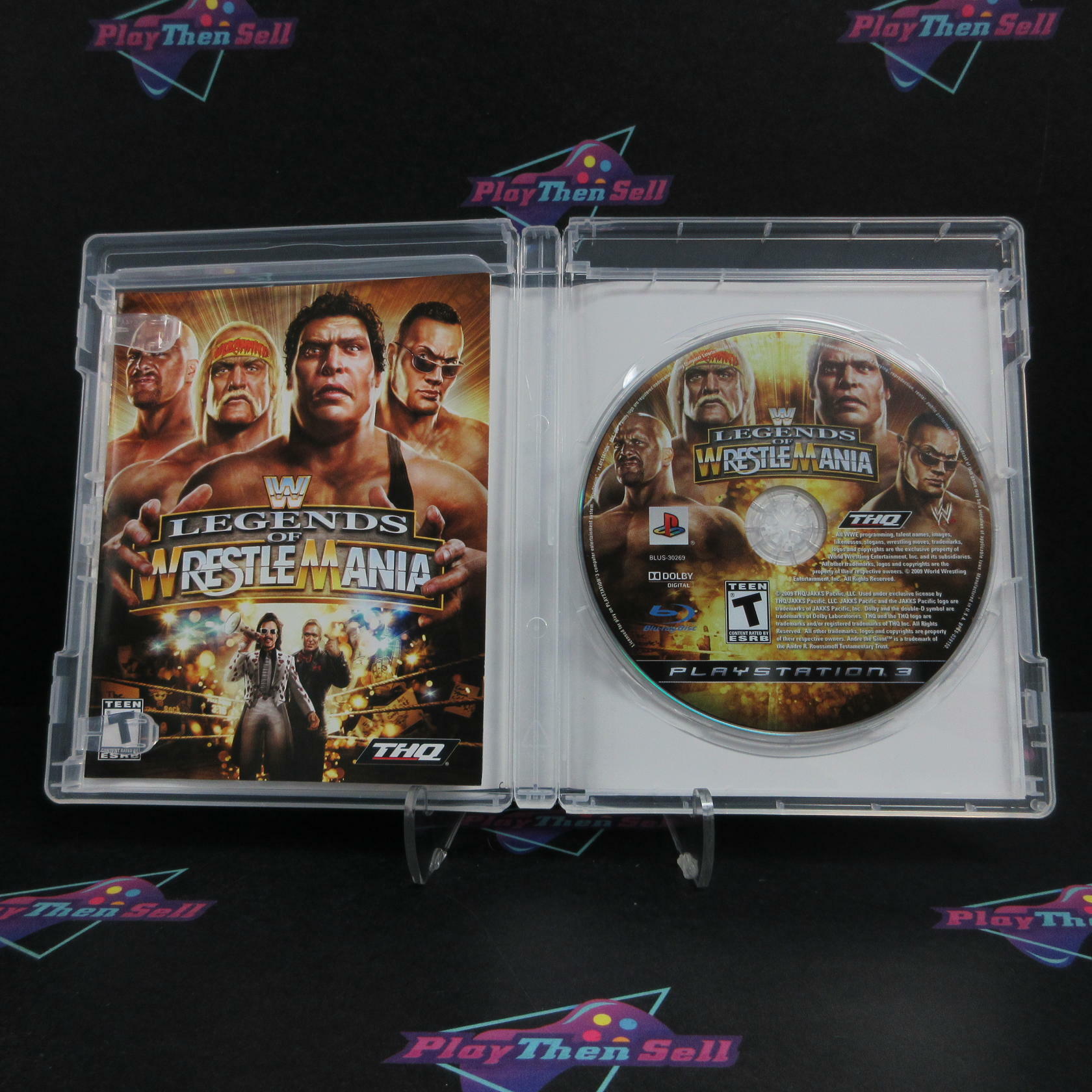 WWE Legends of WrestleMania PS3 PlayStation 3 Complete - Excellent